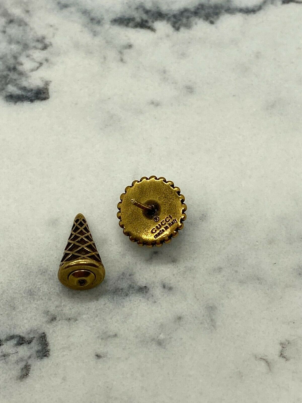 GUCCI GG Ice Cream Cone Single Earring - Pre owned