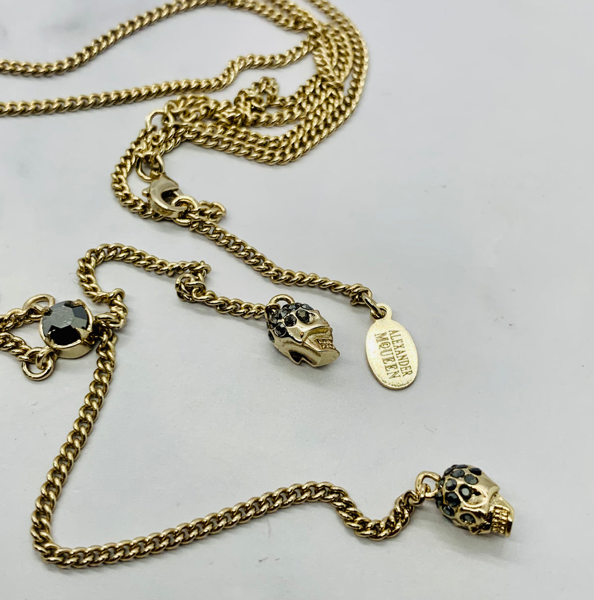 ALEXANDER MCQUEEN Skull Pendant Necklace - Pre owned
