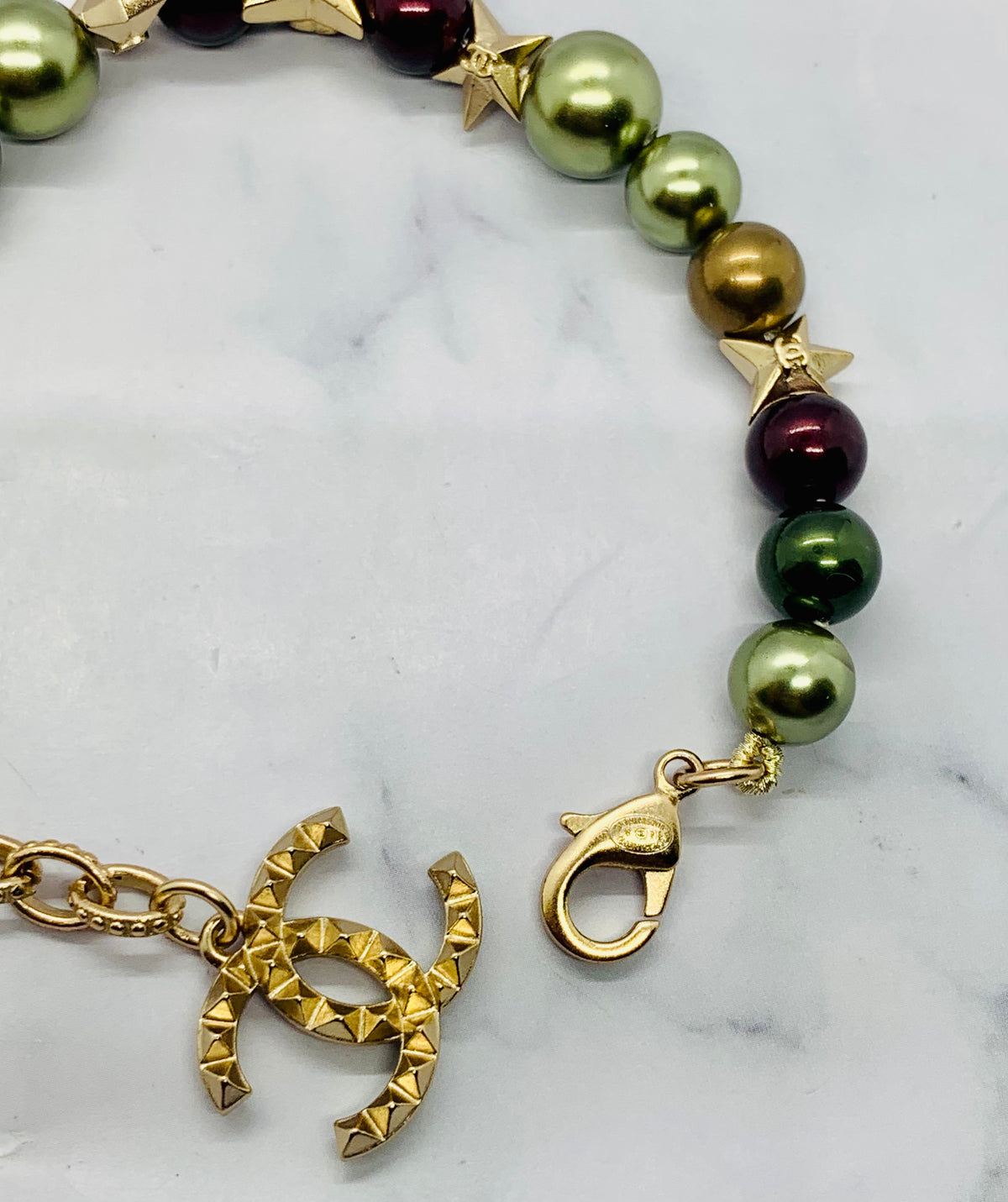 CHANEL CC Western Star Bracelet - USED