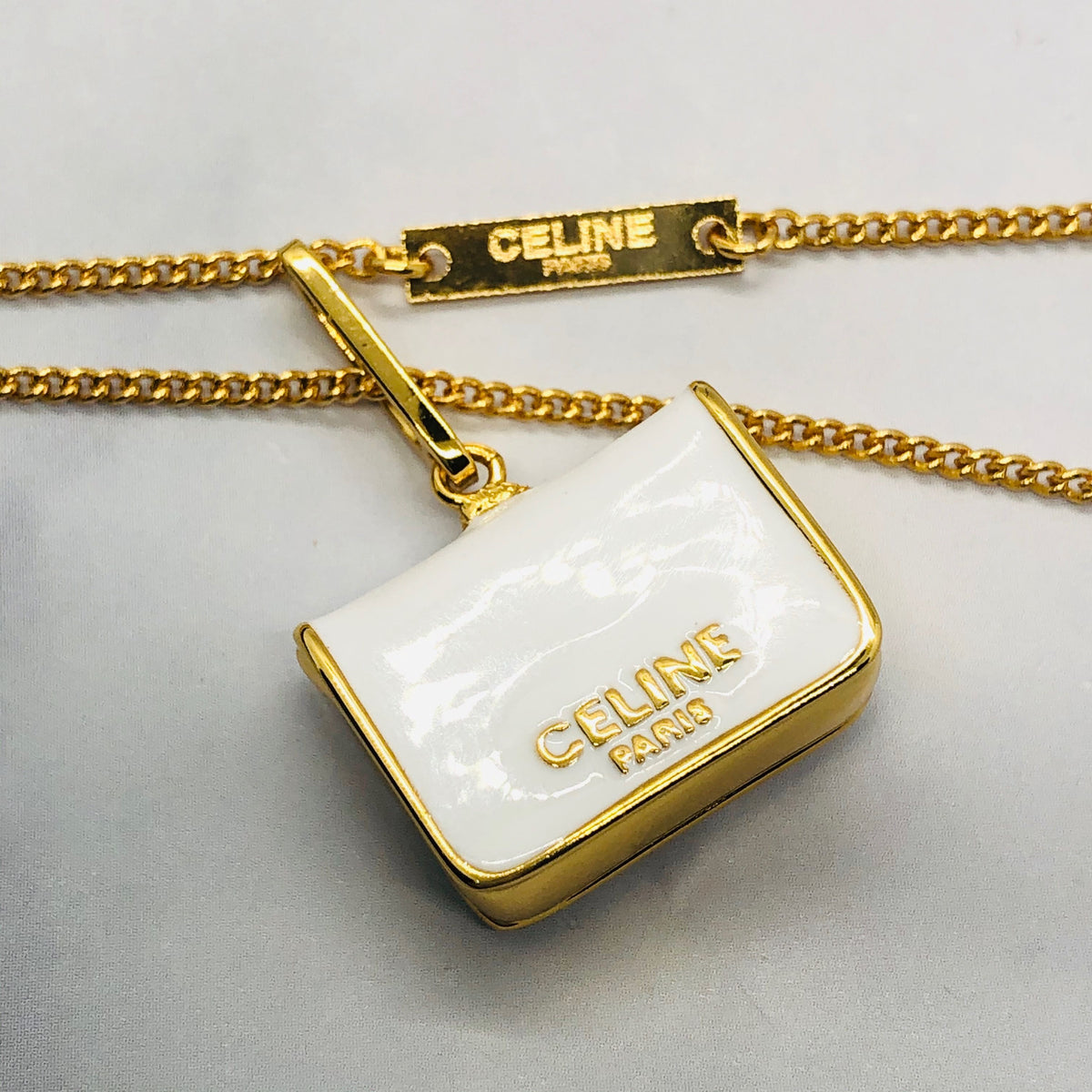 CELINE Handbag Pendant Necklace - Pre owned