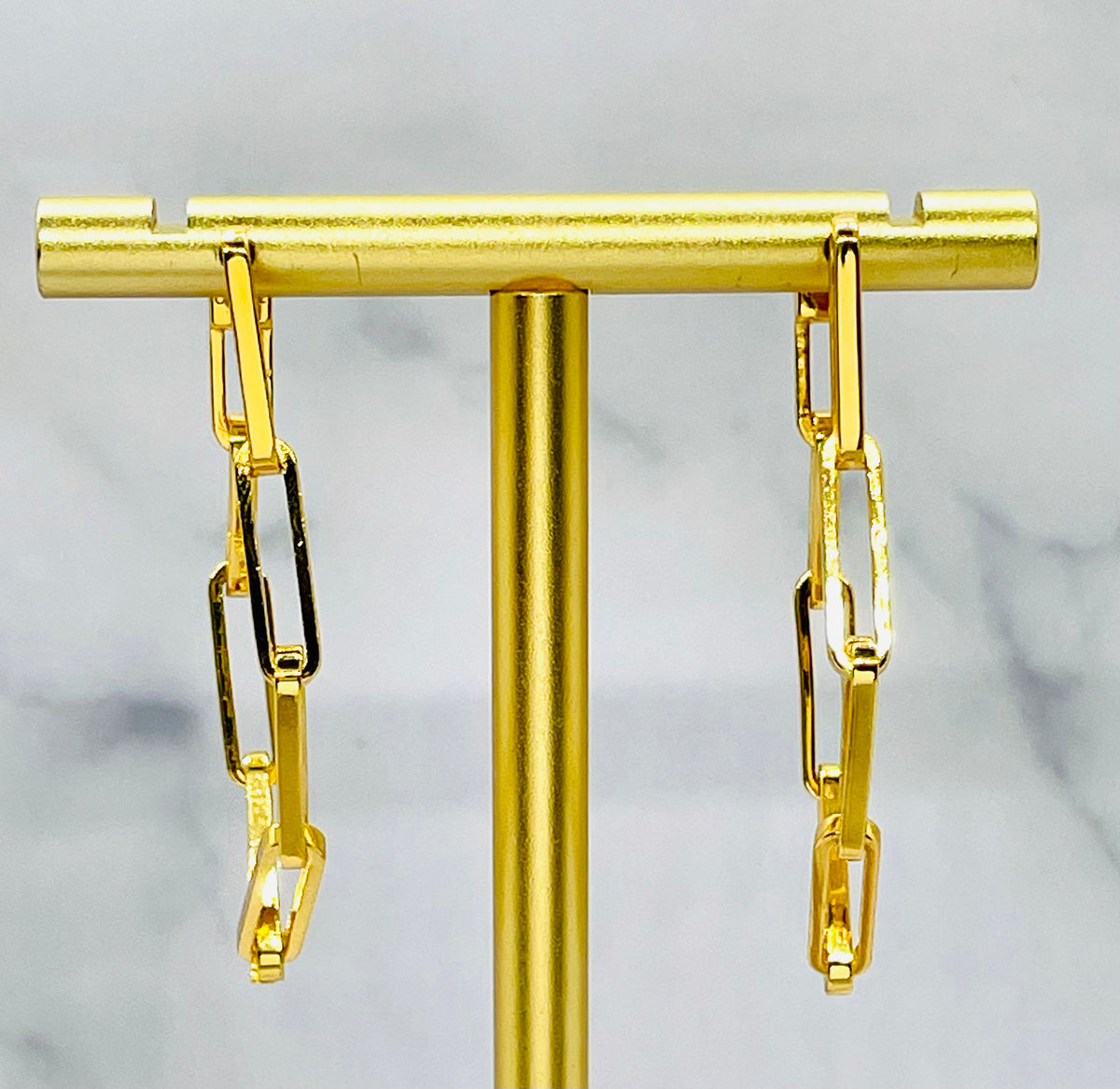 CELINE Chain Hoop Earrings - Pre owned