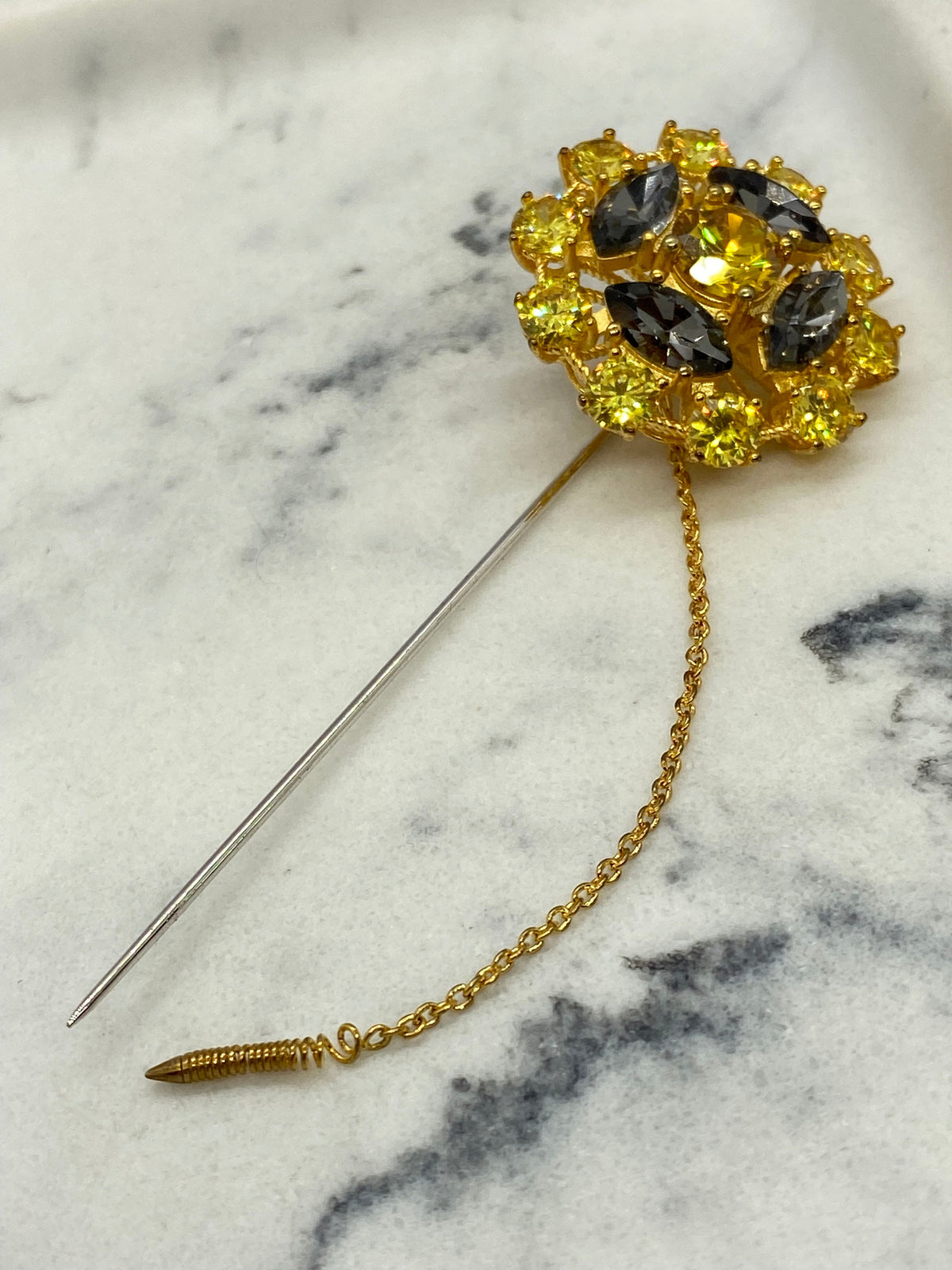 DOLCE & GABBANA Rhinestone Brooch Pin - Pre owned