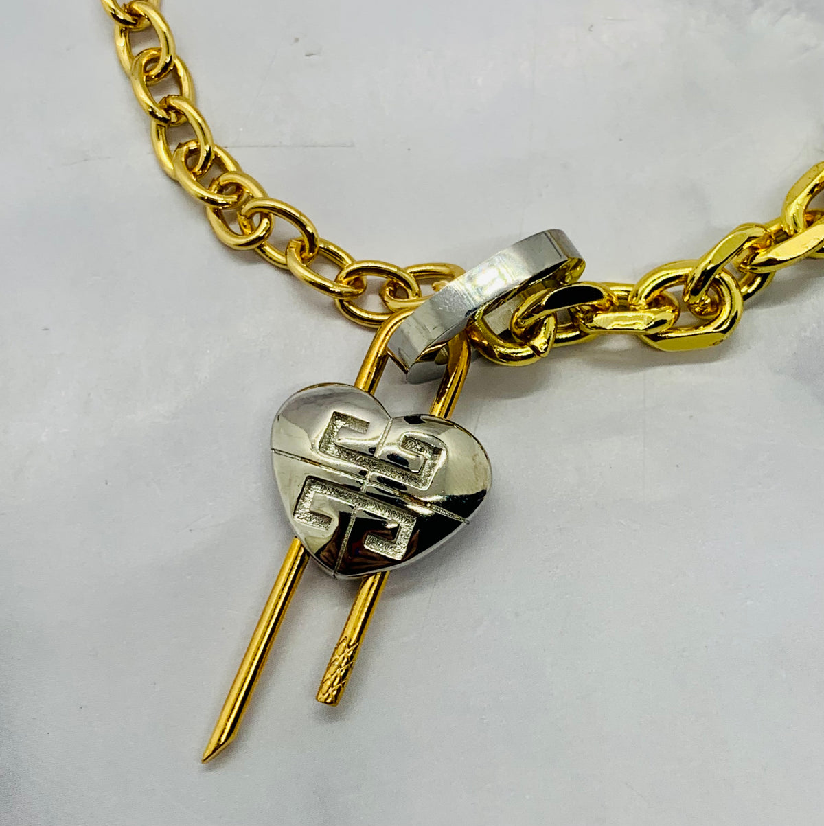 GIVENCHY Heart Lock Bracelet - Pre owned