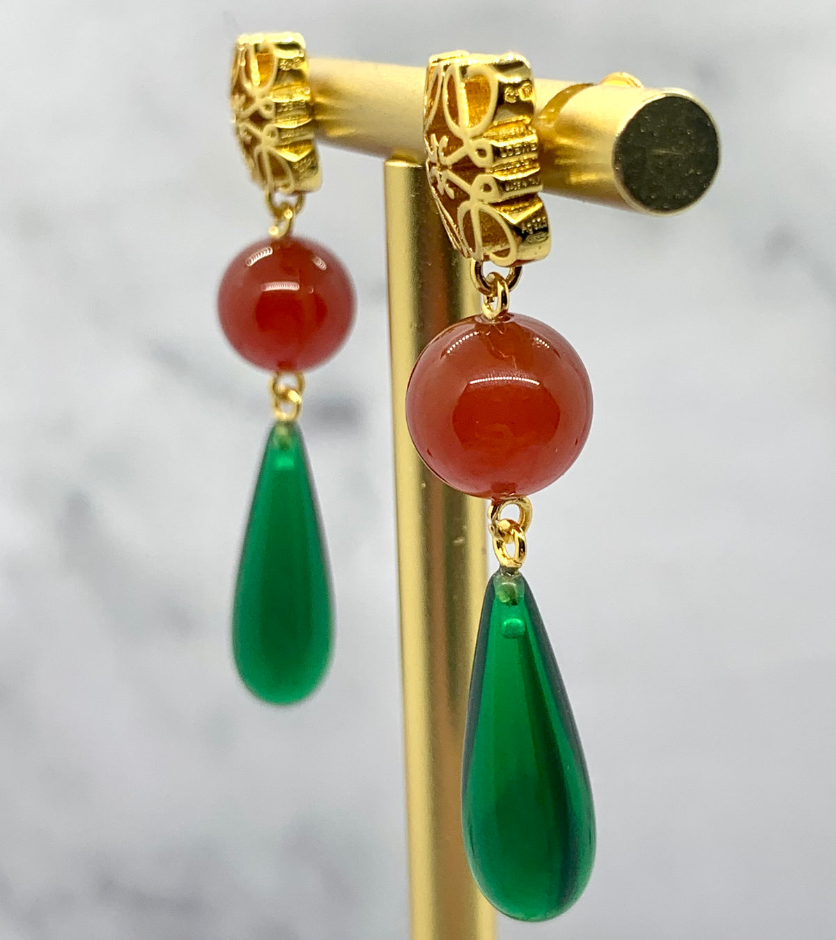 LOEWE Colorful Pendant Earrings - Pre owned