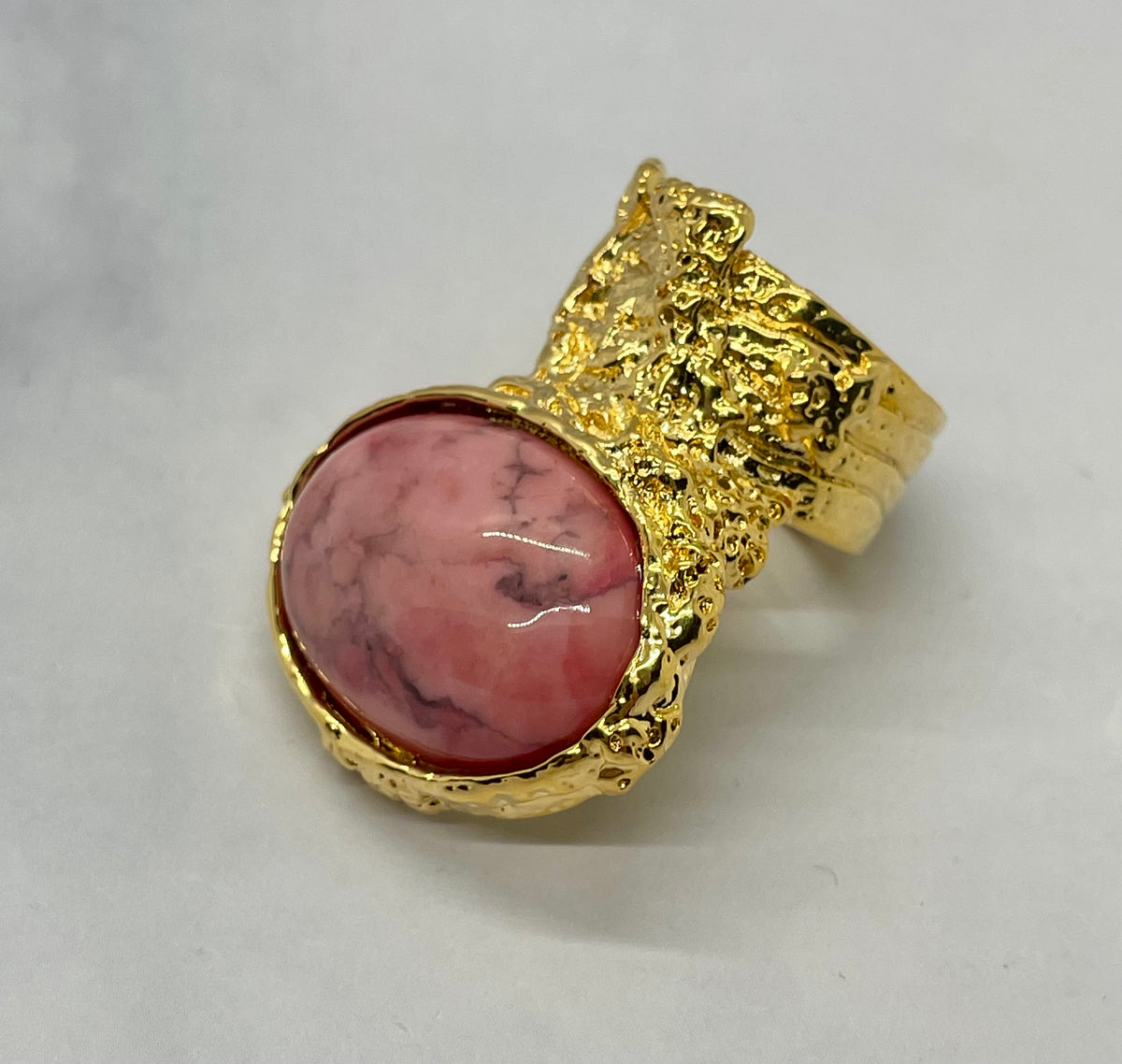 YSL YVES SAINT LAURENT Vintage Stone Ring Size 7 - Pre owned