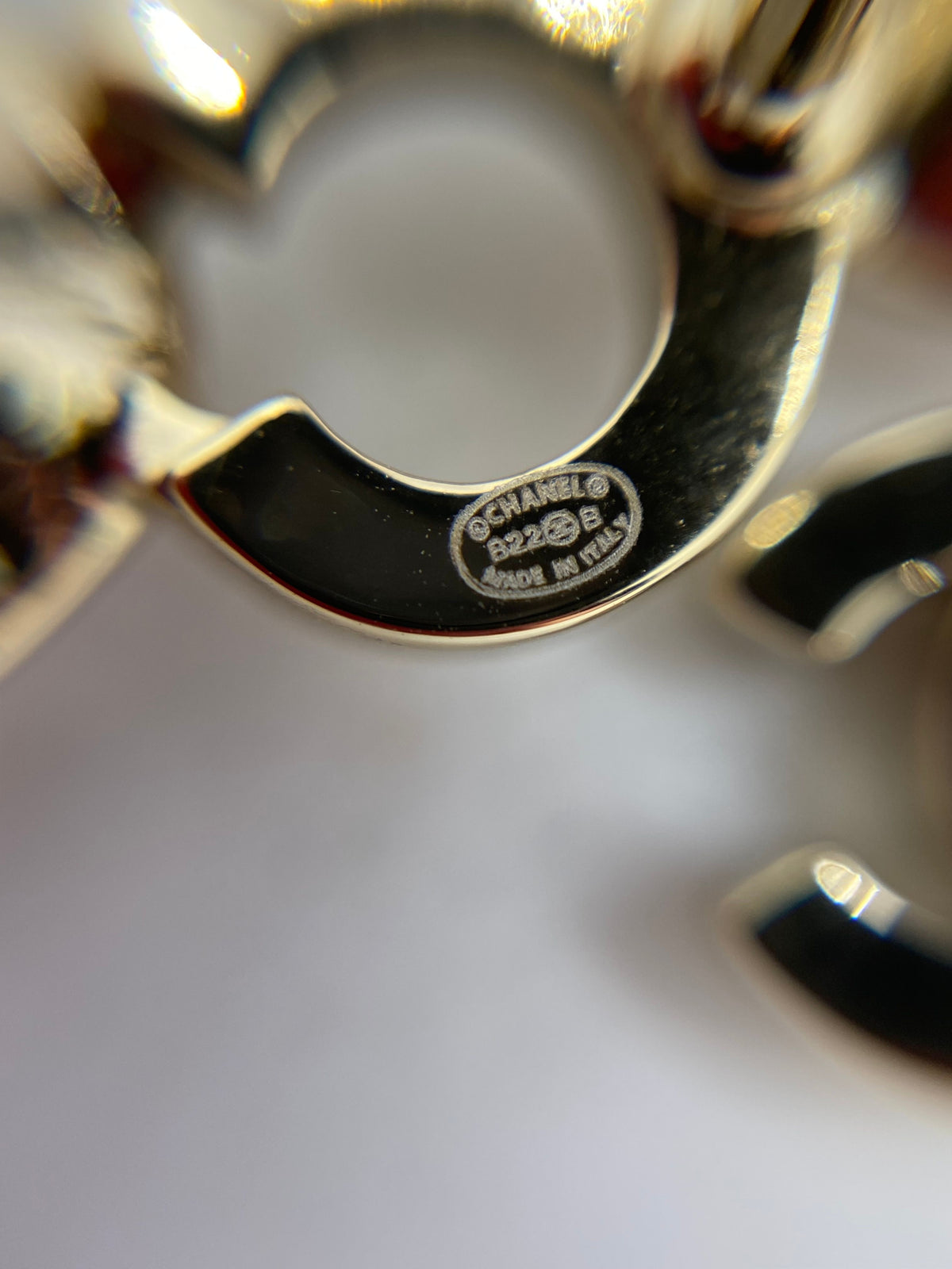 CHANEL CC I heart Coco Earrings - Pre owned