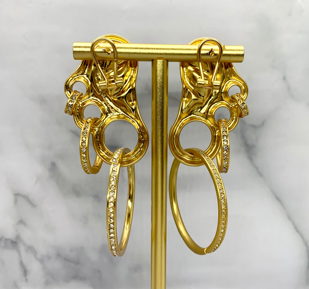 SCHIAPARELLI Statement Ear Earrings - Pre owned