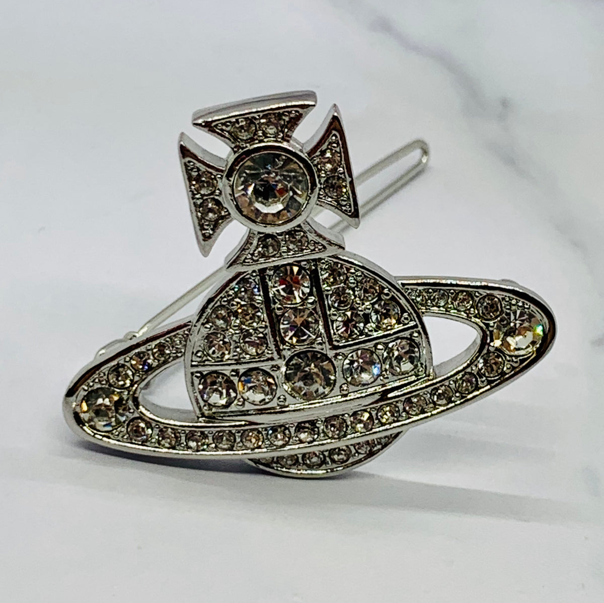 VIVIENNE WESTWOOD Orb Hair Barrette Clip - Pre owned