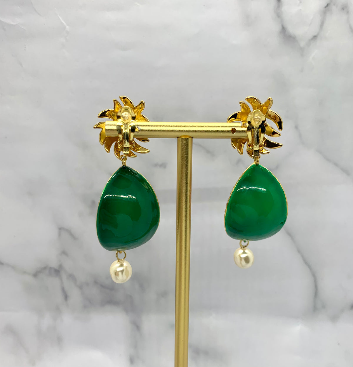 DOLCE & GABBANA D&G Watermelon Clip On Earrings - Pre owned