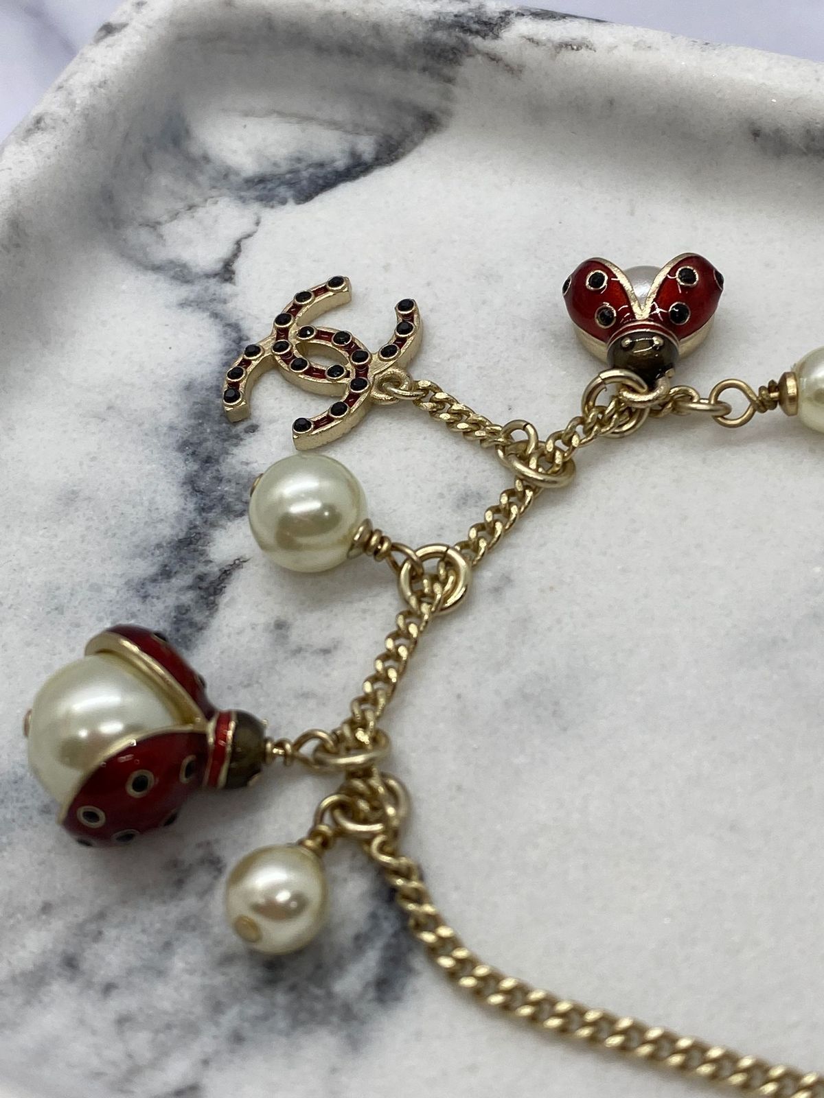 CHANEL CC Ladybug Bracelet - Vintage / Pre owned