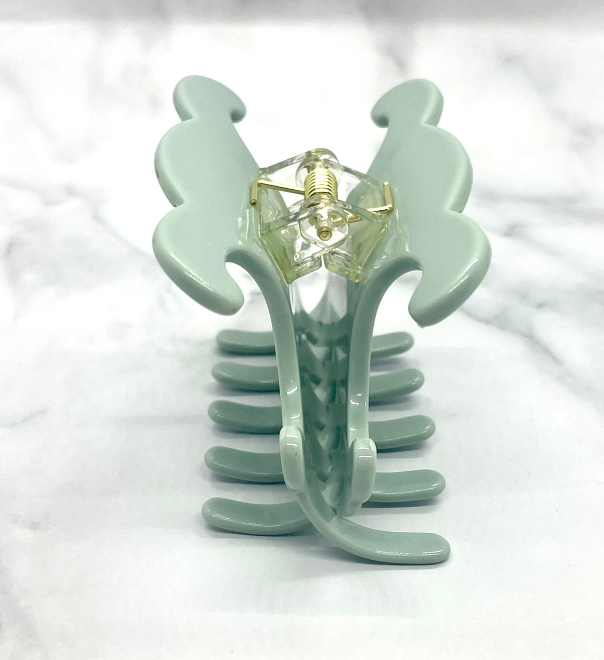 CELINE Mint Monogram Hair Clip - Pre owned