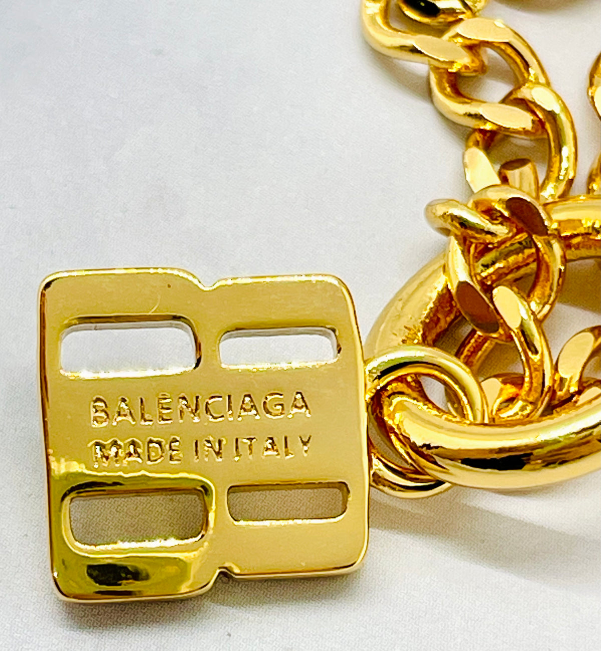 BALENCIAGA B Chain Necklace - Pre owned