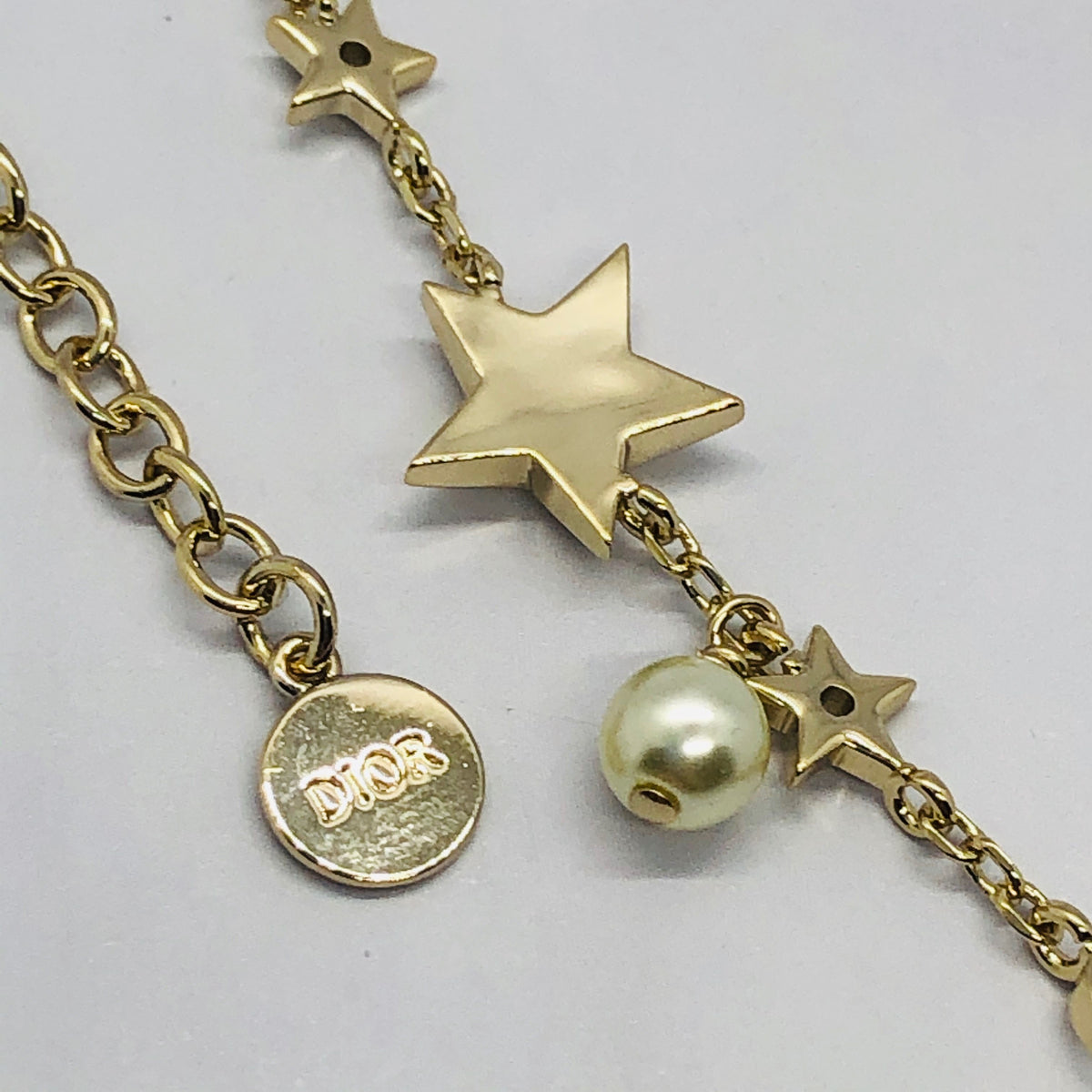 CHRISTIAN DIOR CD Star Rhinestone Bracelet - Pre owned