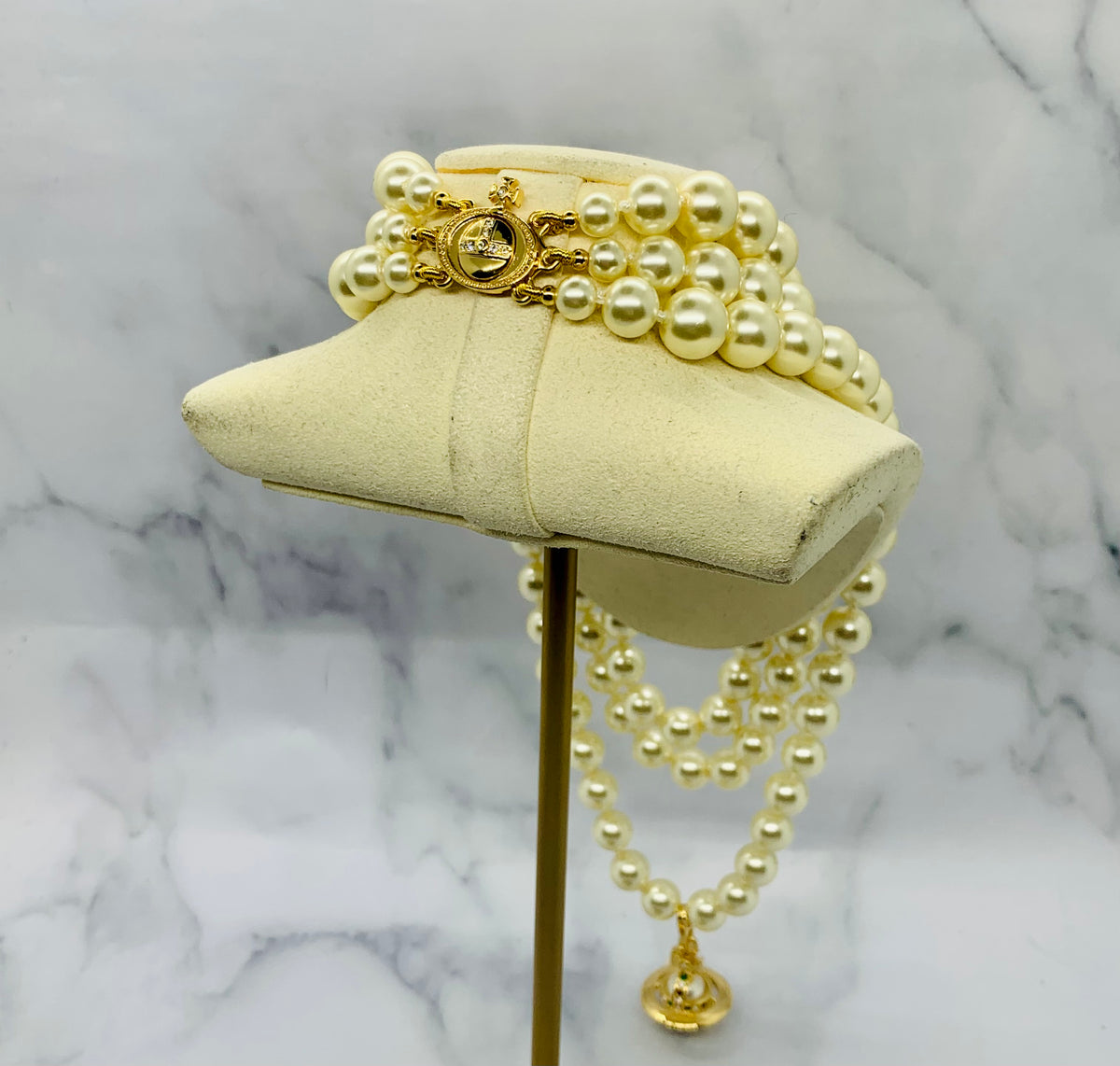 VIVIENNE WESTWOOD Pearl Statement Necklace - Pre owned