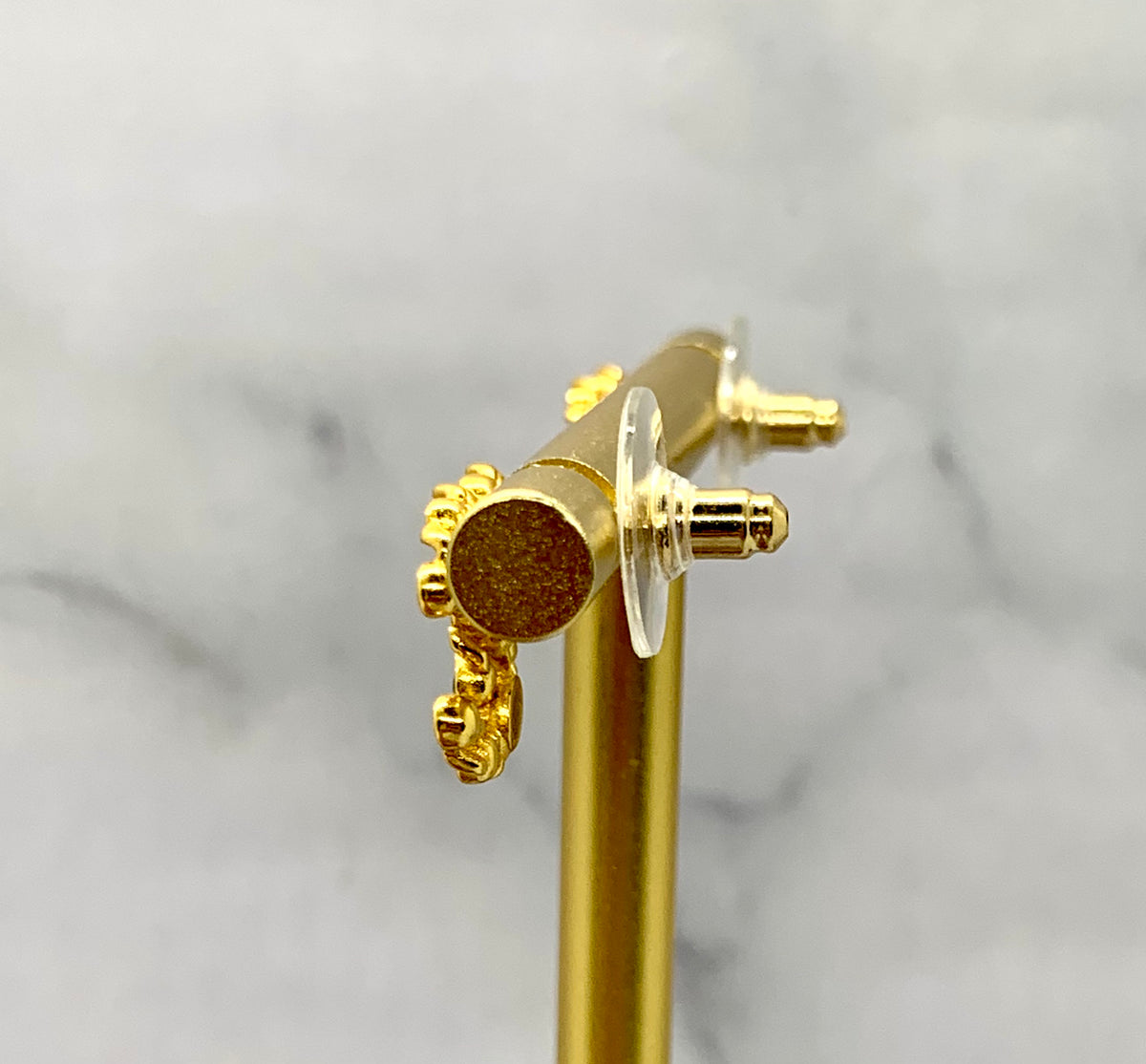CHANEL CC Rhinestone Earrings - USED