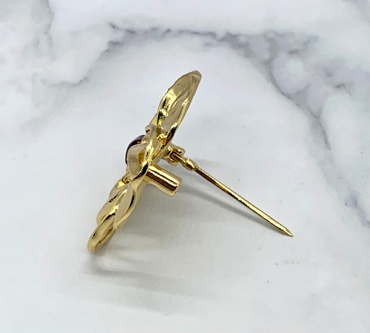CHANEL CC Camelia Brooch Pin - Pre owned