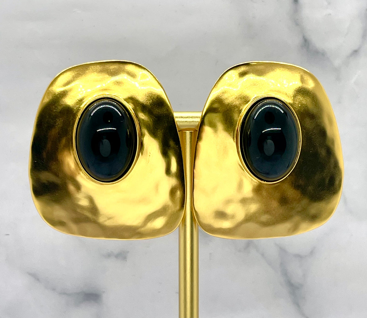 YVES SAINT LAURENT Statement Clip On Earrings - Pre owned