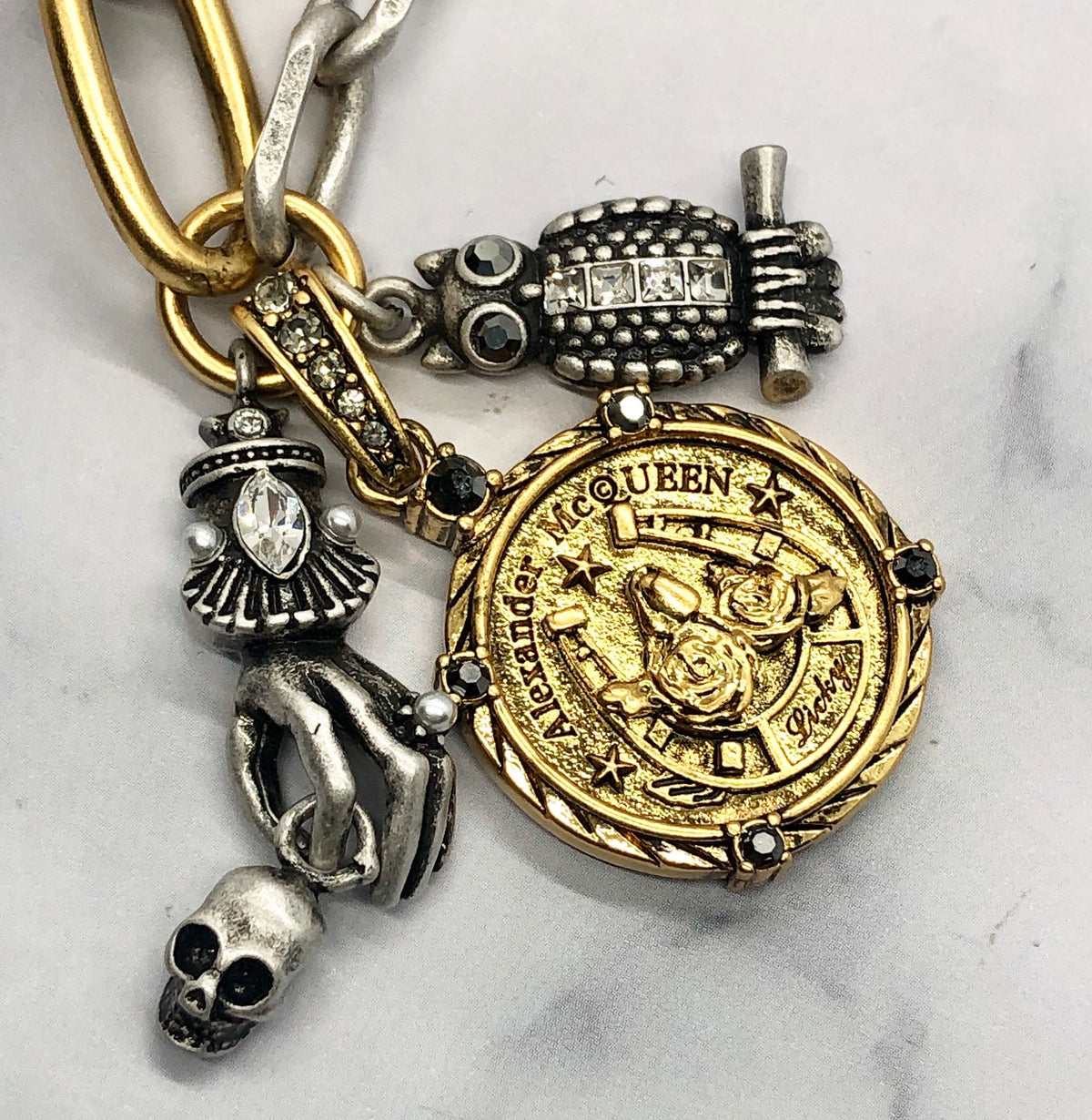 ALEXANDER MCQUEEN Charm Necklace - Pre owned