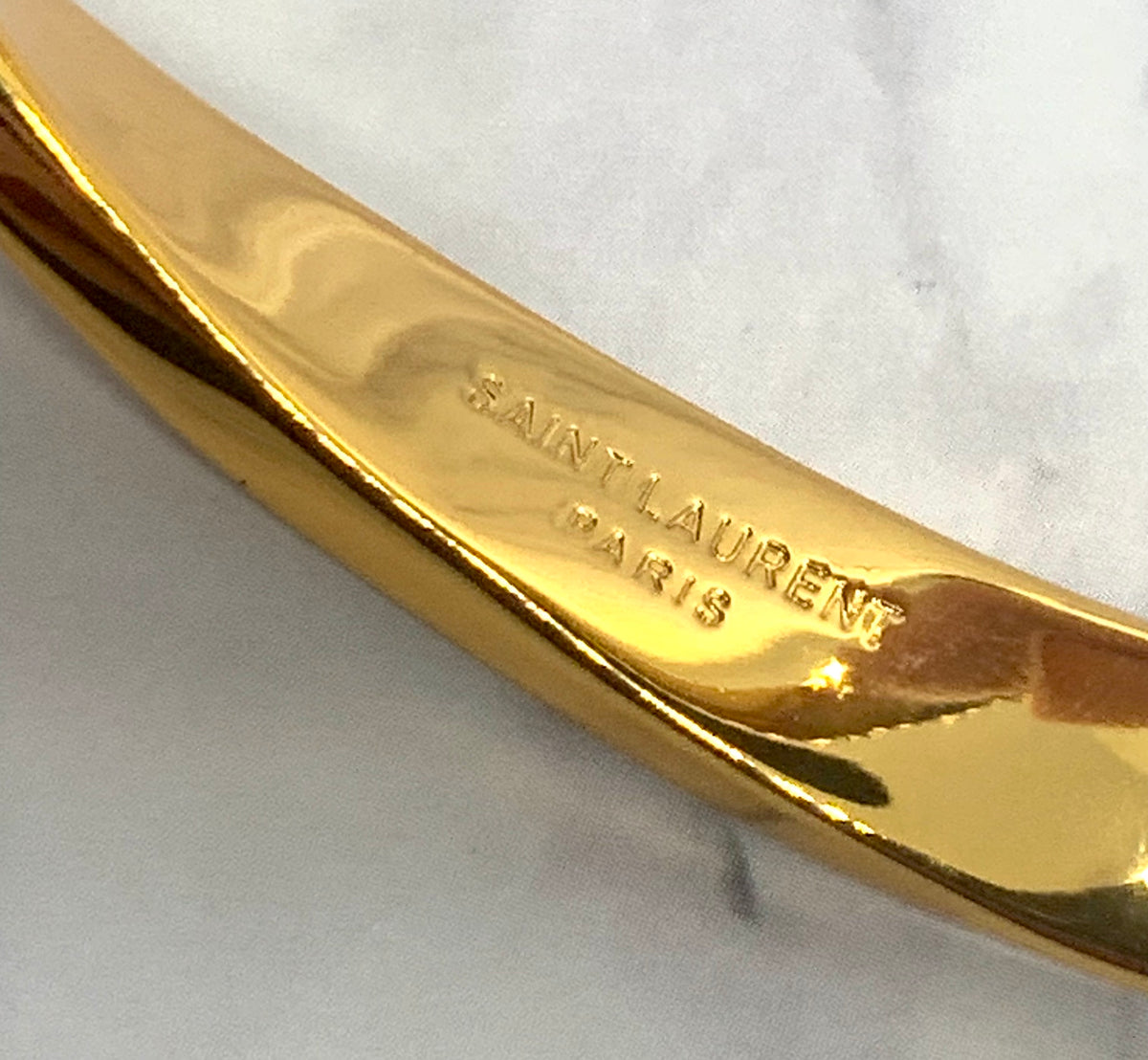 YSL YVES SAINT LAURENT Twist Bangle Bracelet - Pre owned