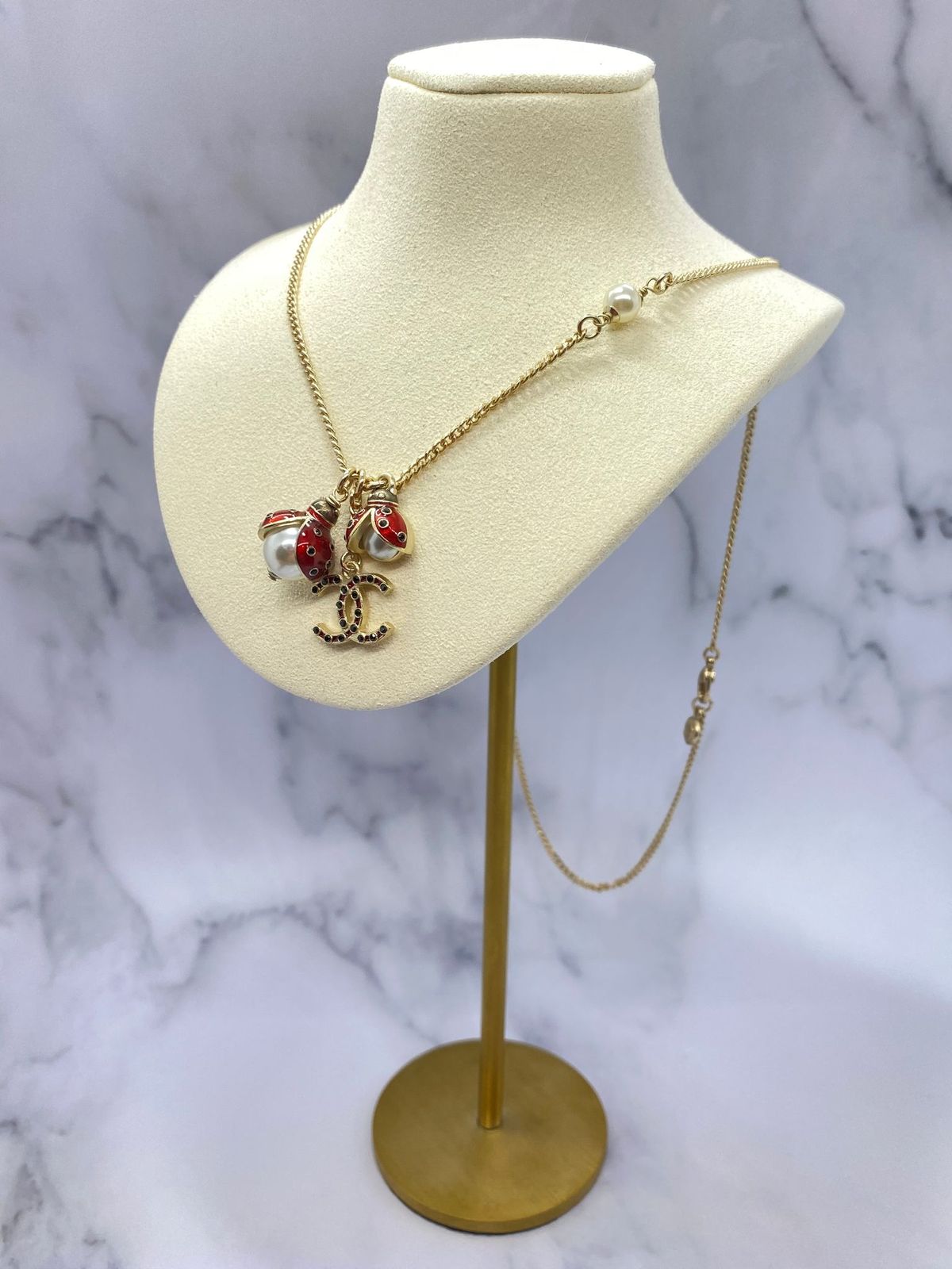 CHANEL CC Ladybug Necklace - Pre owned