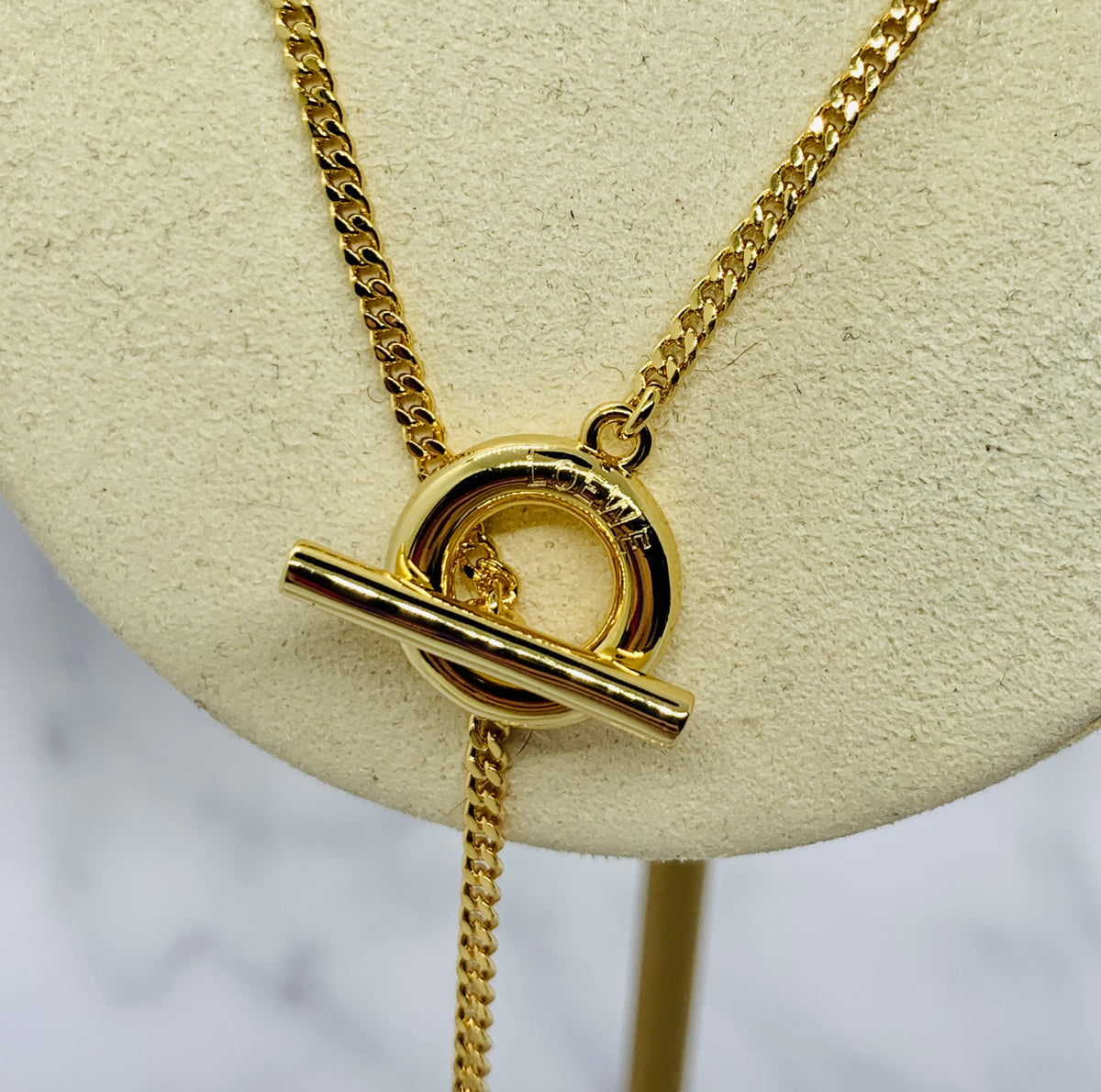 LOEWE Monogram Pendant Necklace - Pre owned