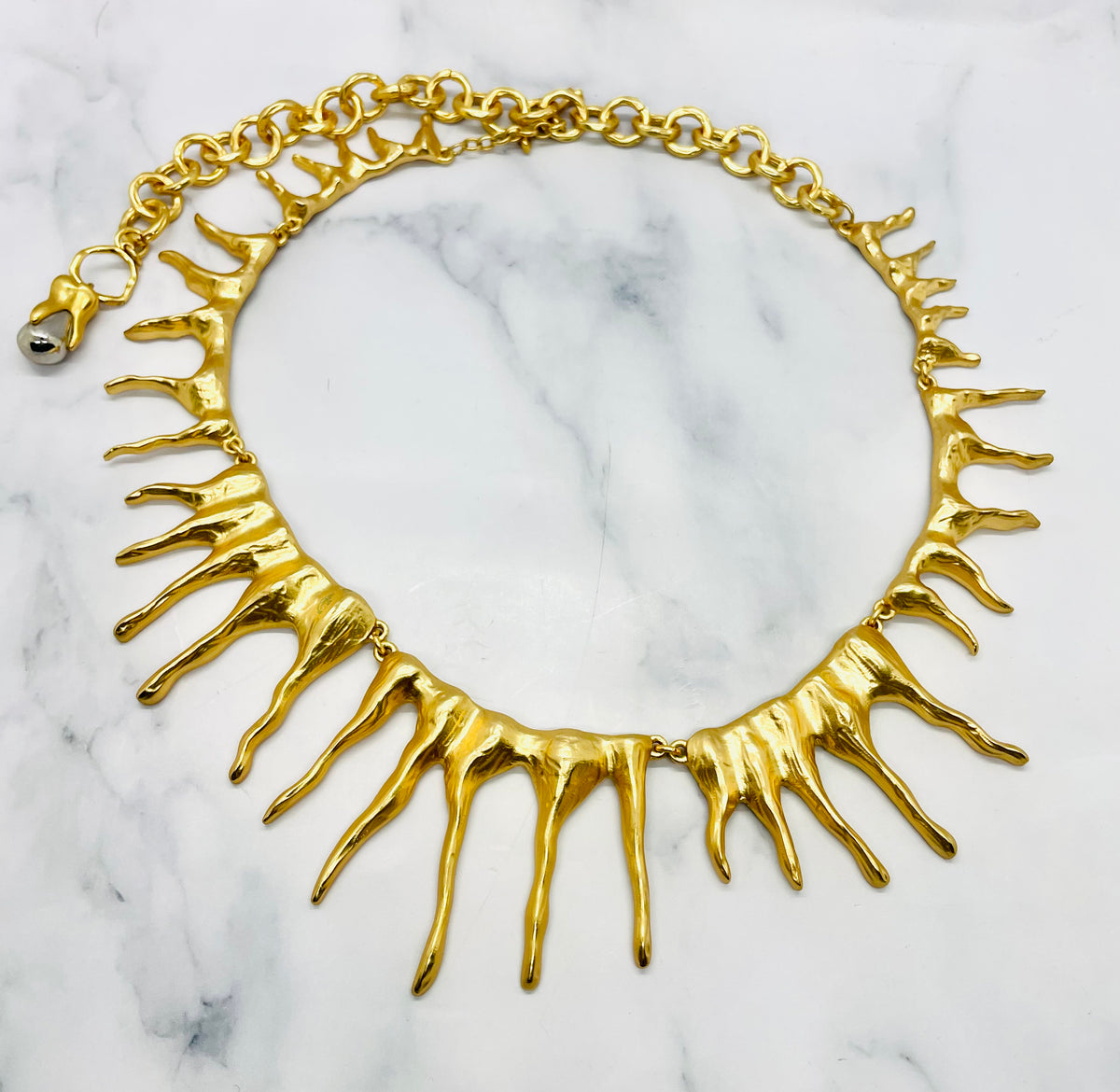 SCHIAPARELLI Sun Choker Statement Necklace - Pre owned