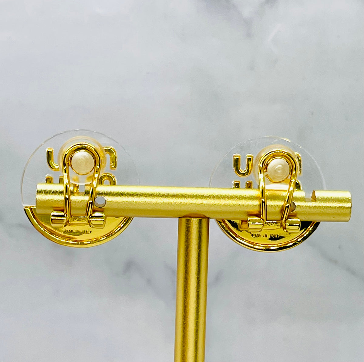 MIU MIU Clear Clip On Earrings - Pre owned
