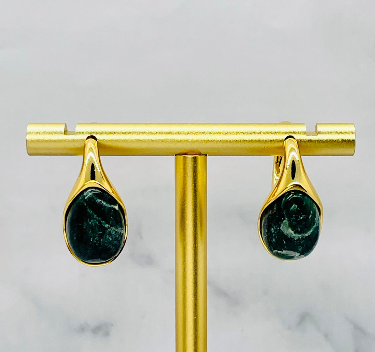 BOTTEGA VENETA Marbled Drop Earrings - Pre-Owned — 5