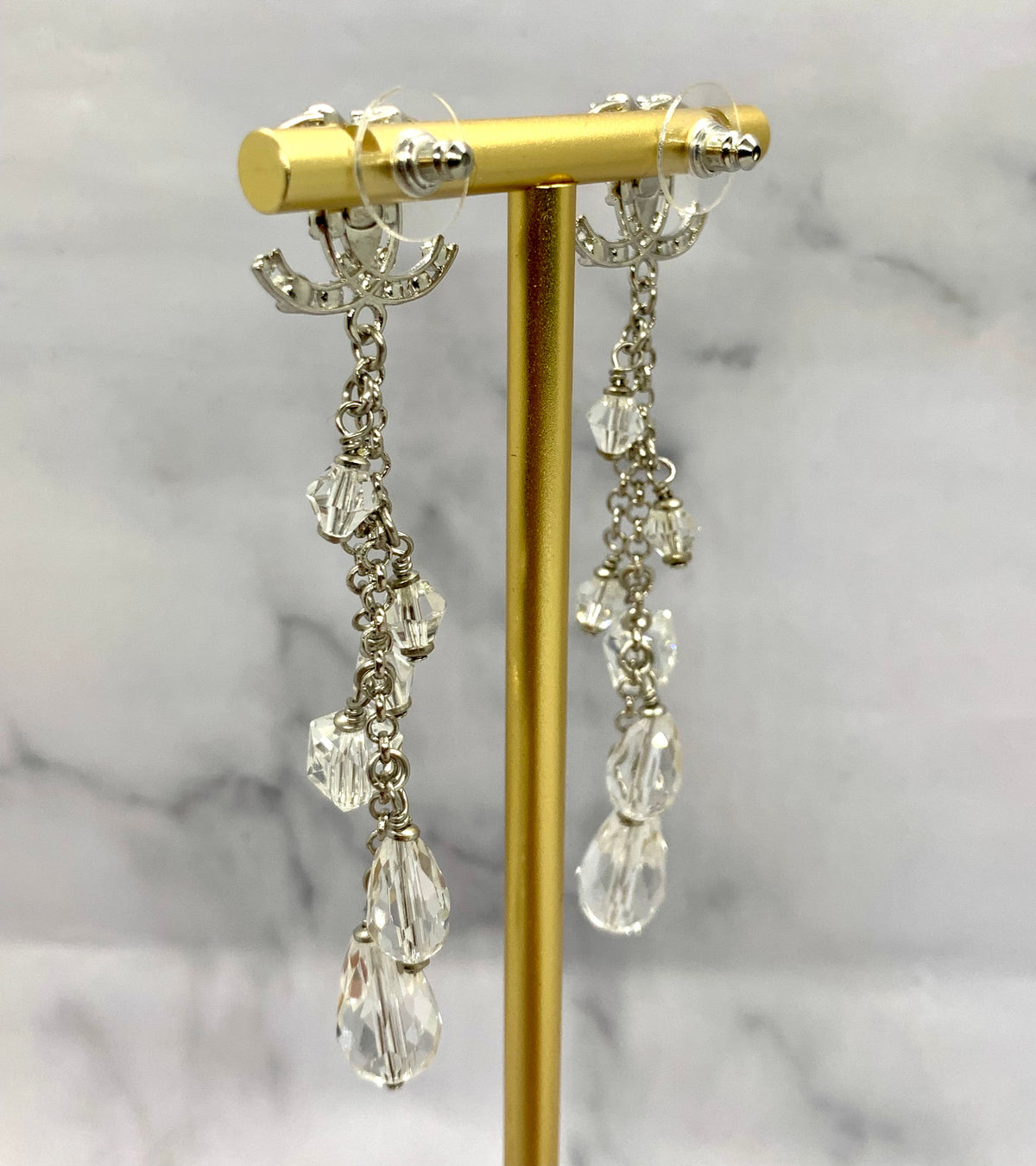 CHANEL CC Pendant Earrings - Pre-Owned — 5