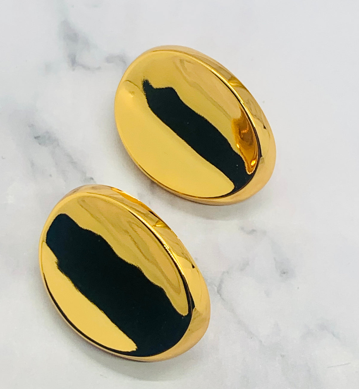 ISABEL MARANT Gold Tone Disc Earrings - Pre-Owned — 1
