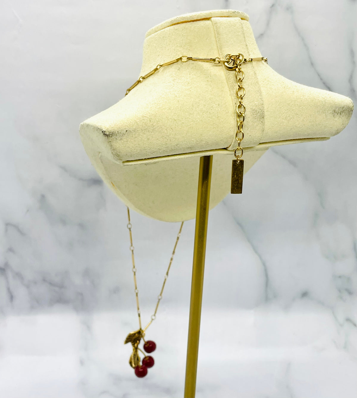 YSL YVES SAINT LAURENT Cherry Pendant Necklace - Pre-Owned — 2