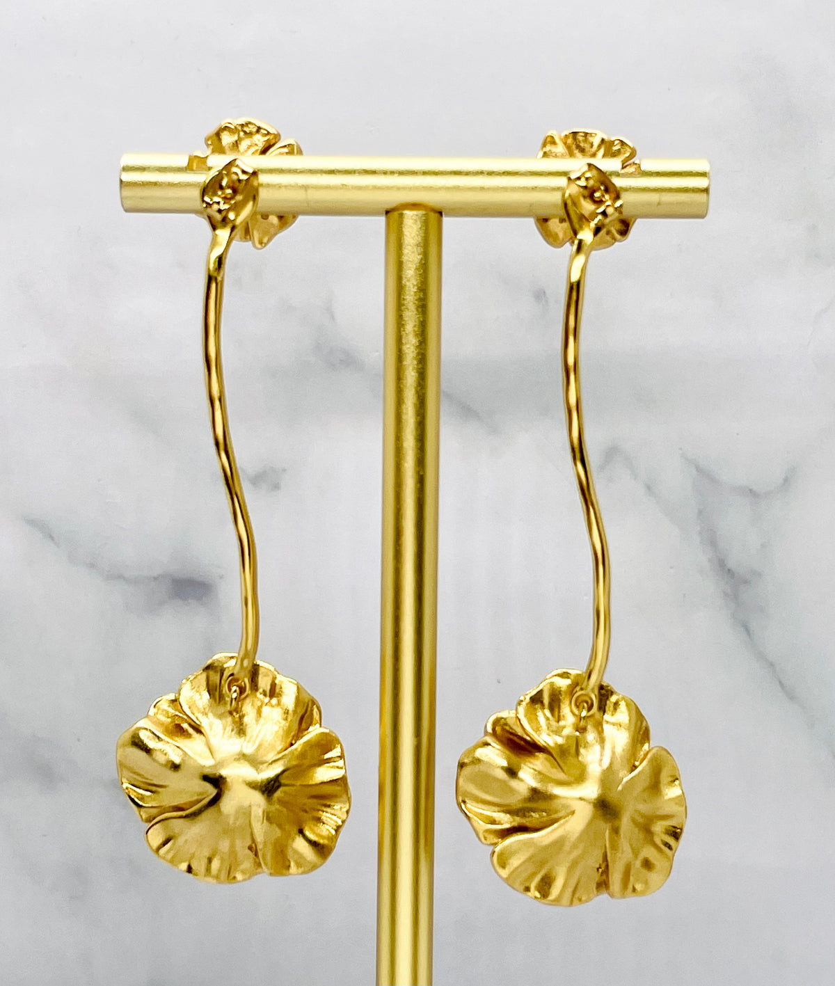 Goossens Paris Poppy Pendant Earrings