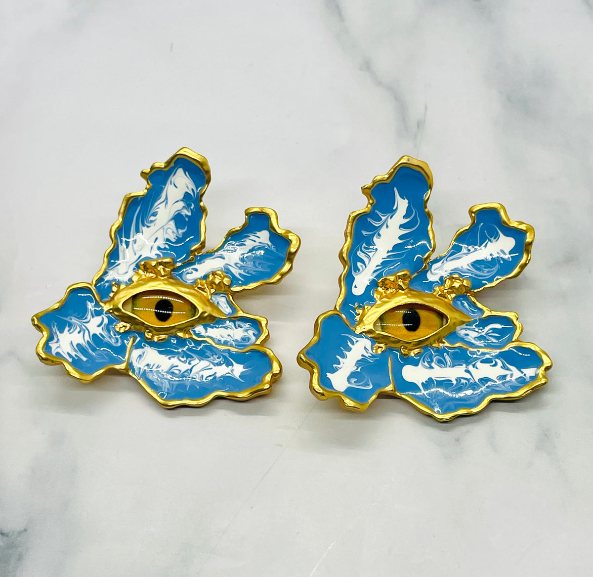 SCHIAPARELLI Statements Eyes Earrings - Pre-Owned — 1