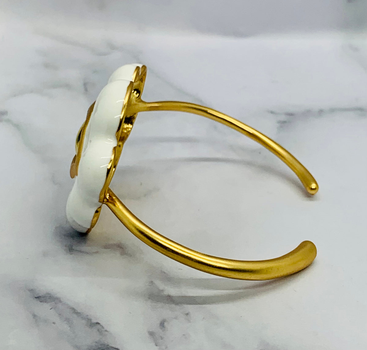 SCHIAPARELLI Cloud Eye Cuff Bracelet - Pre-Owned — 3