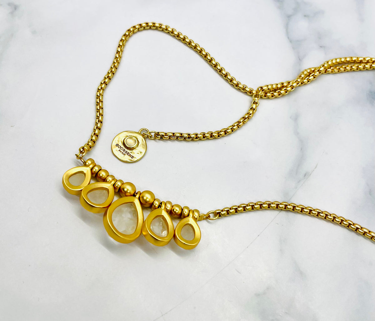 GOOSSENS Paris Crystal Stone Necklace - Pre-Owned — 5