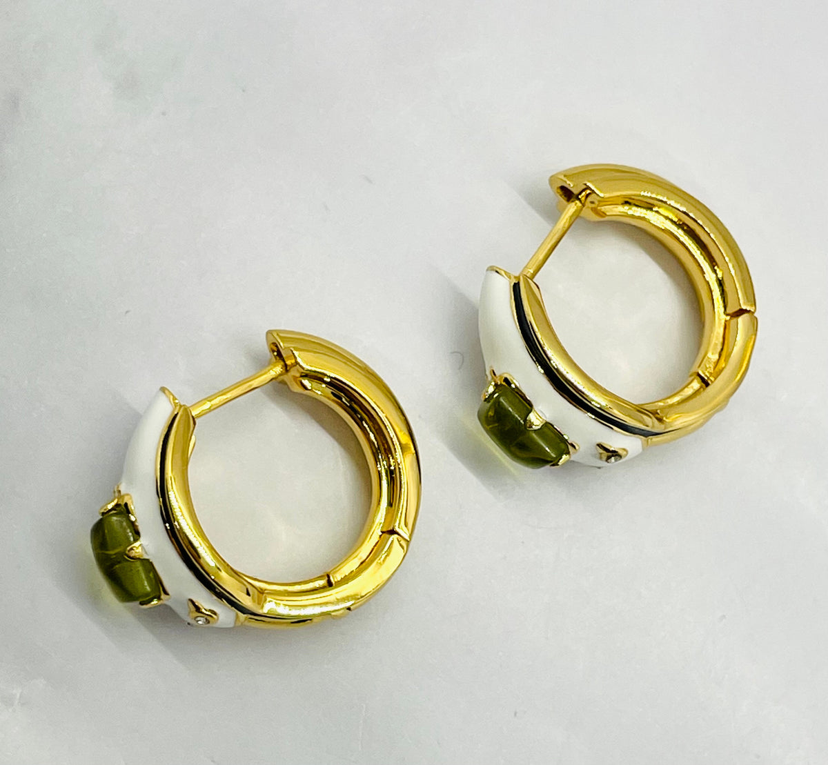 LOEWE Rhinestone Hoop Earrings - Pre-Owned — 6