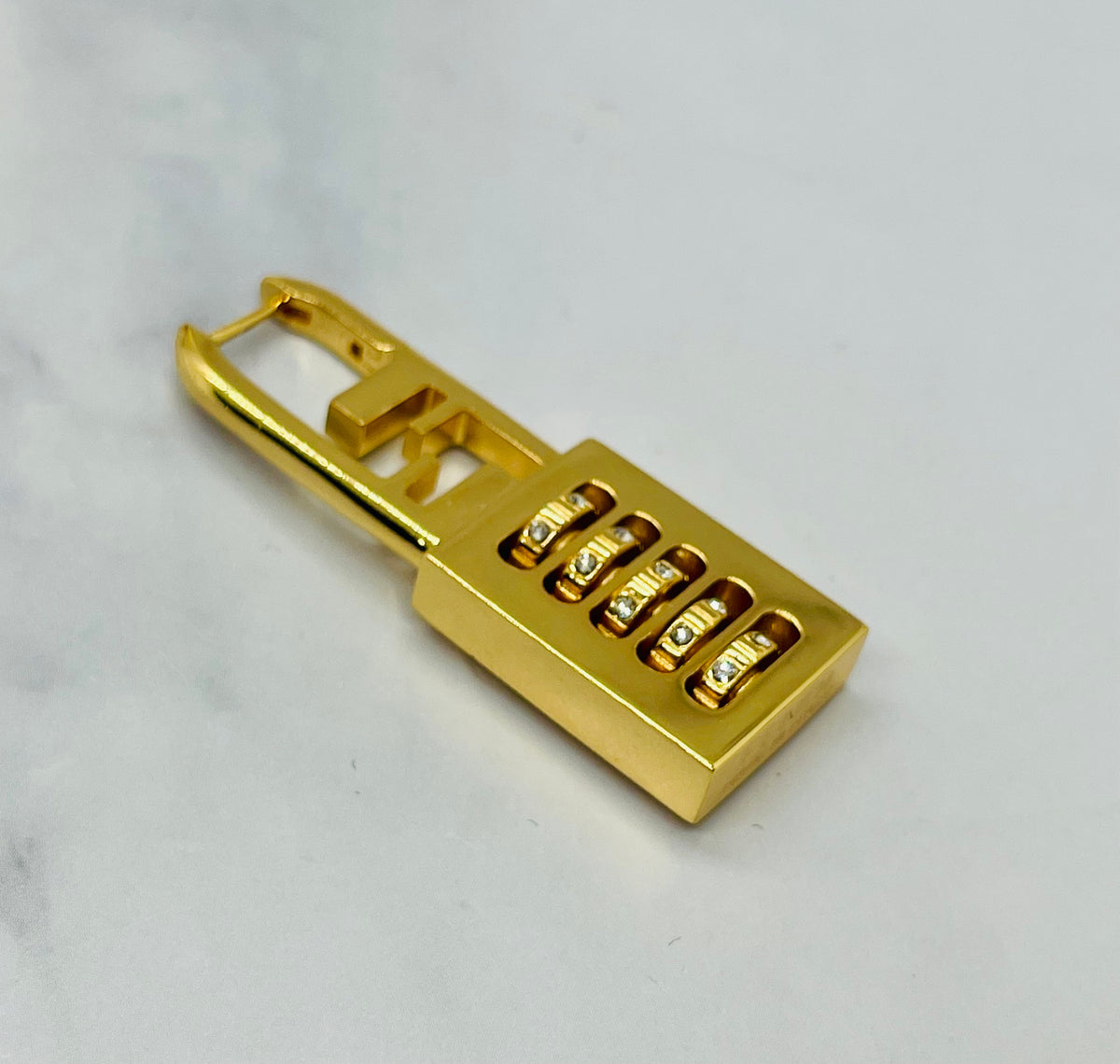 FENDI FF O'Lock Mono Single Statement Earring - Pre-Owned — 5