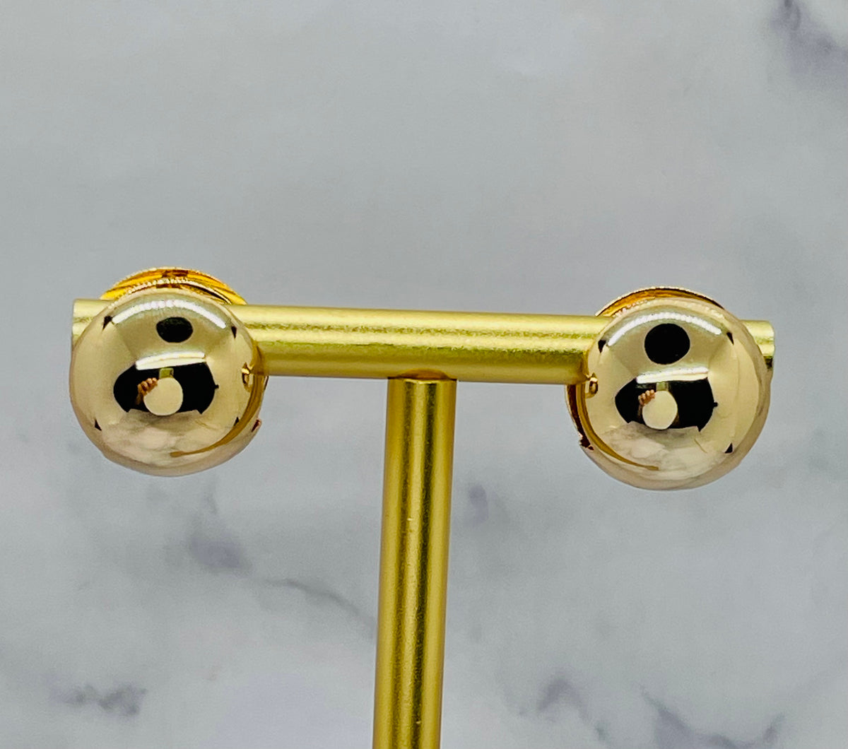 FENDI FF Sphere Rhinestone Earrings - Pre-Owned