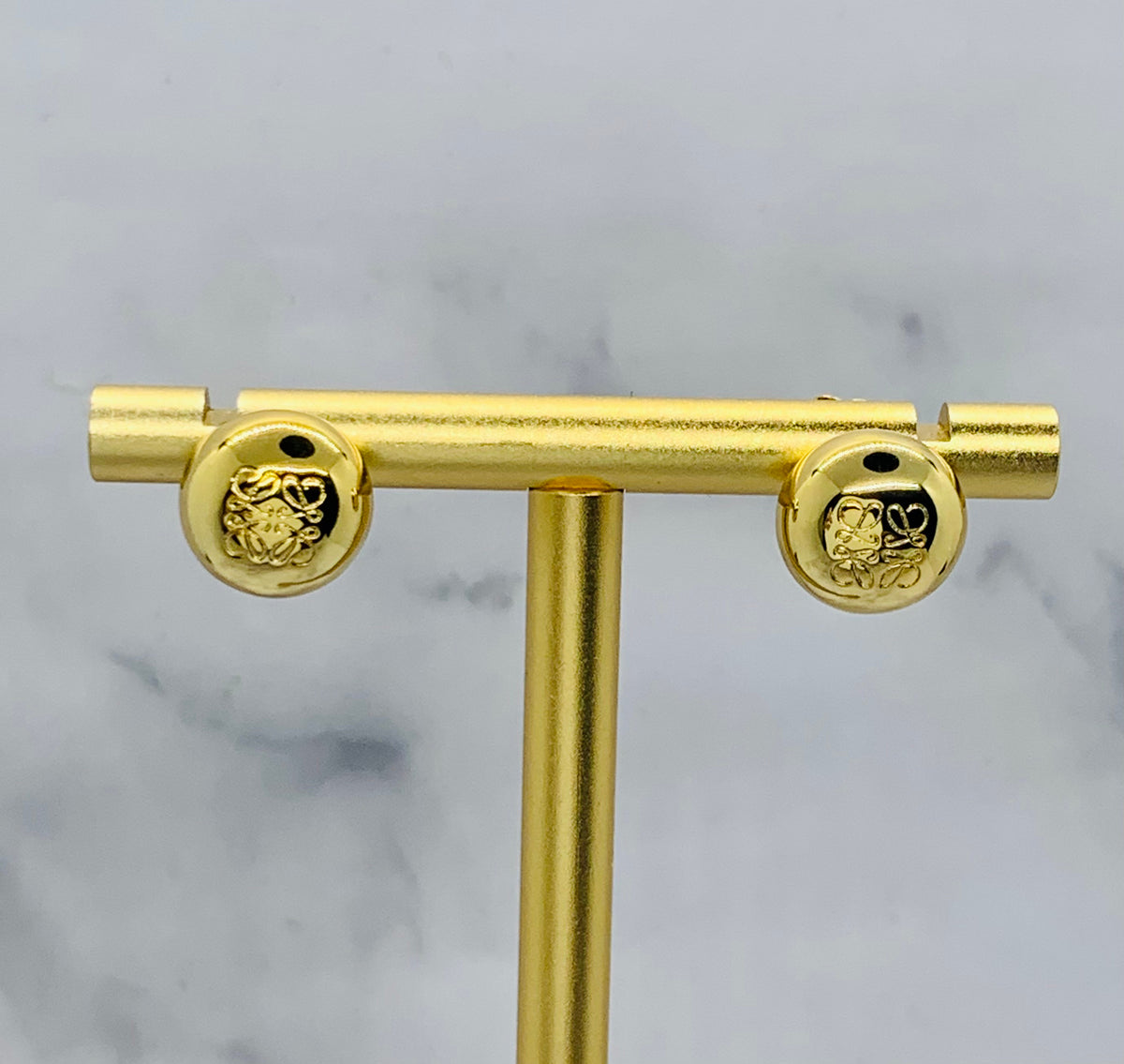 LOEWE Monogram Button Earrings - Pre-Owned — 7
