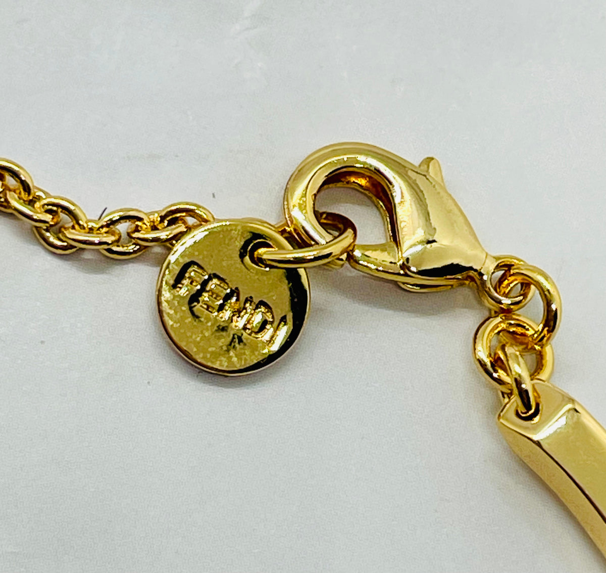 FENDI FF Monogram Pink Cuff Bracelet - Pre-Owned — 5