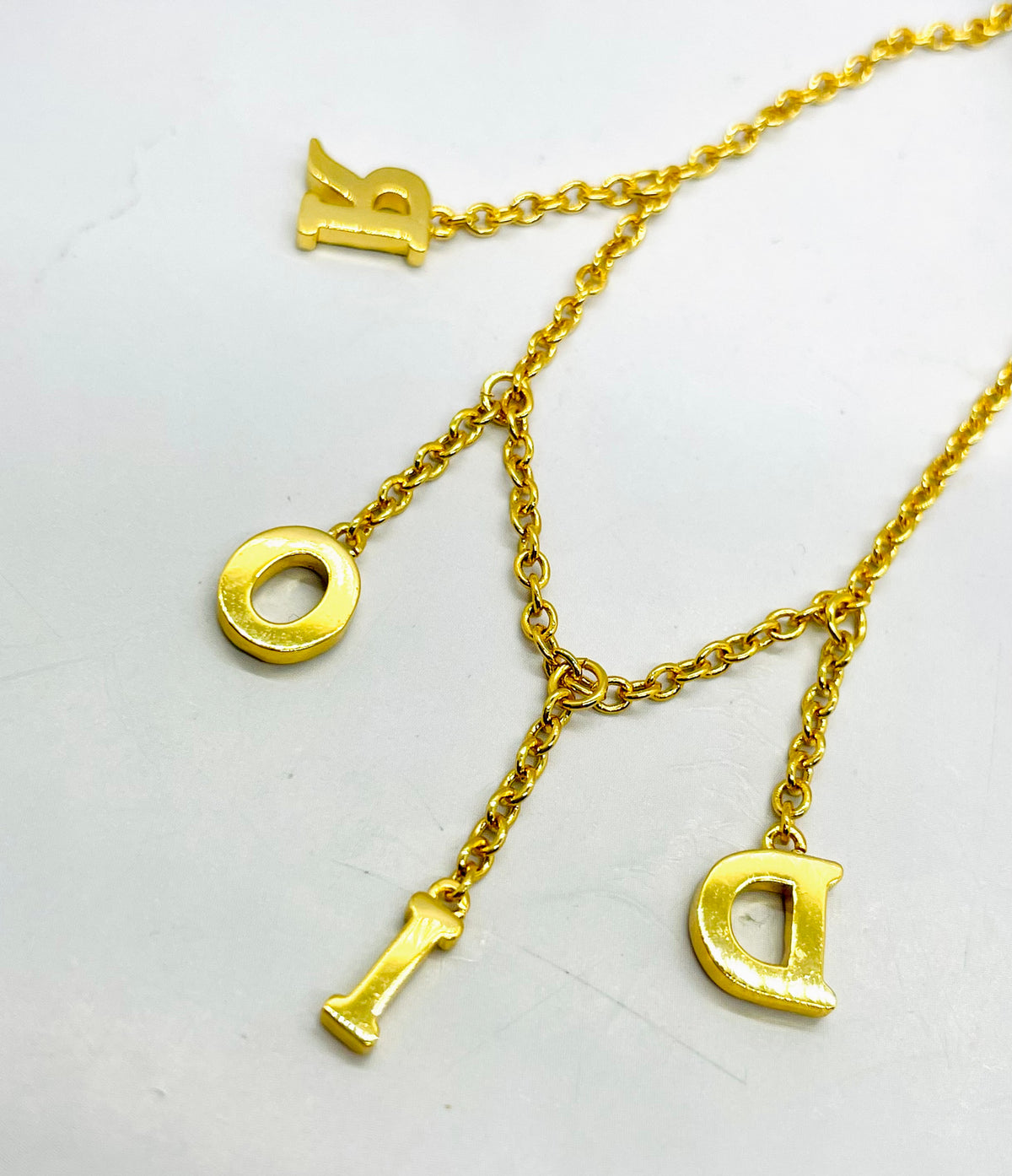 CHRISTIAN DIOR Monogram Rhinestone Necklace - Pre-Owned — 5