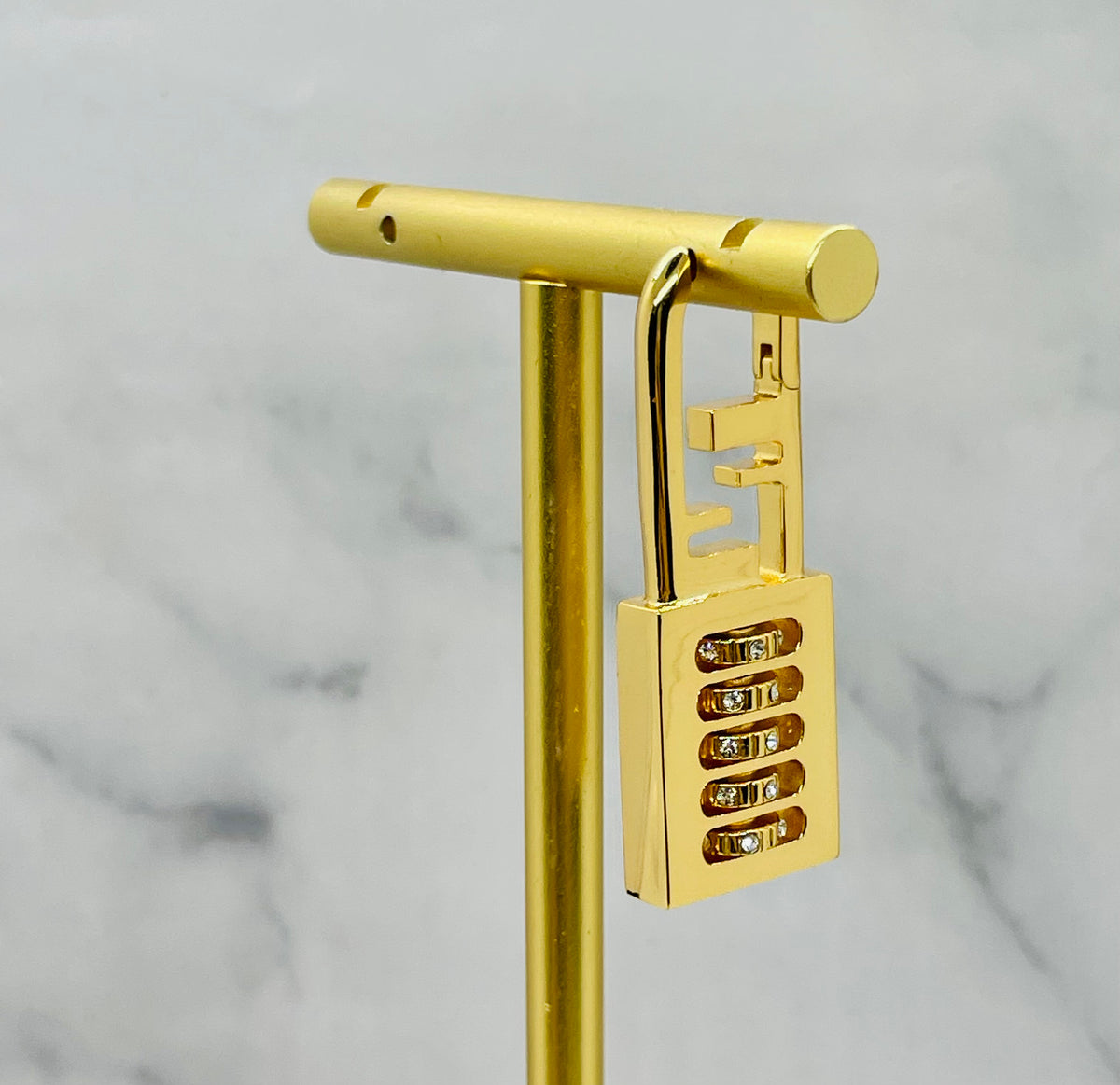 FENDI FF O'Lock Mono Single Statement Earring - Pre-Owned — 4
