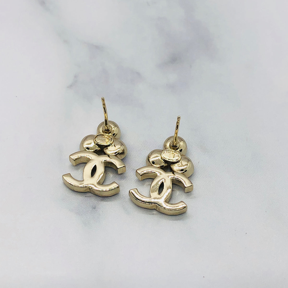 CHANEL CC Rhinestone Earrings - Pre-Owned — 5