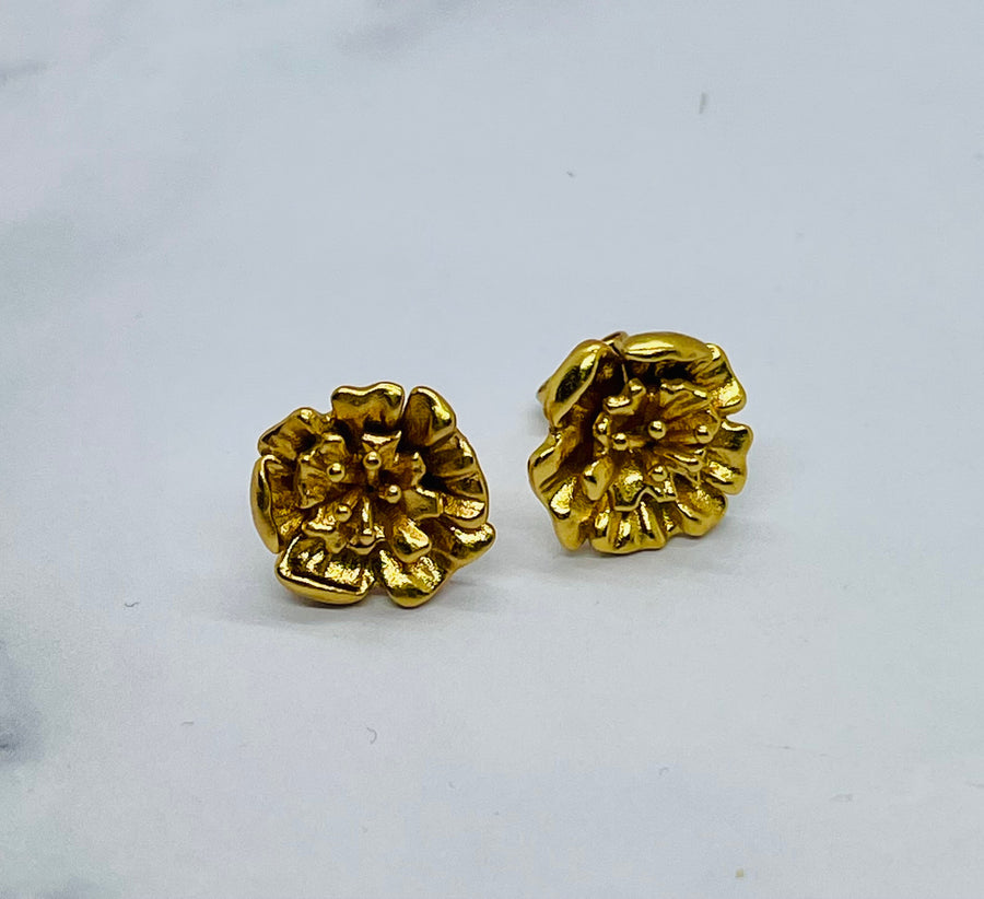 GOOSSENS Paris Poppy Flower Earrings - Pre-Owned — 1