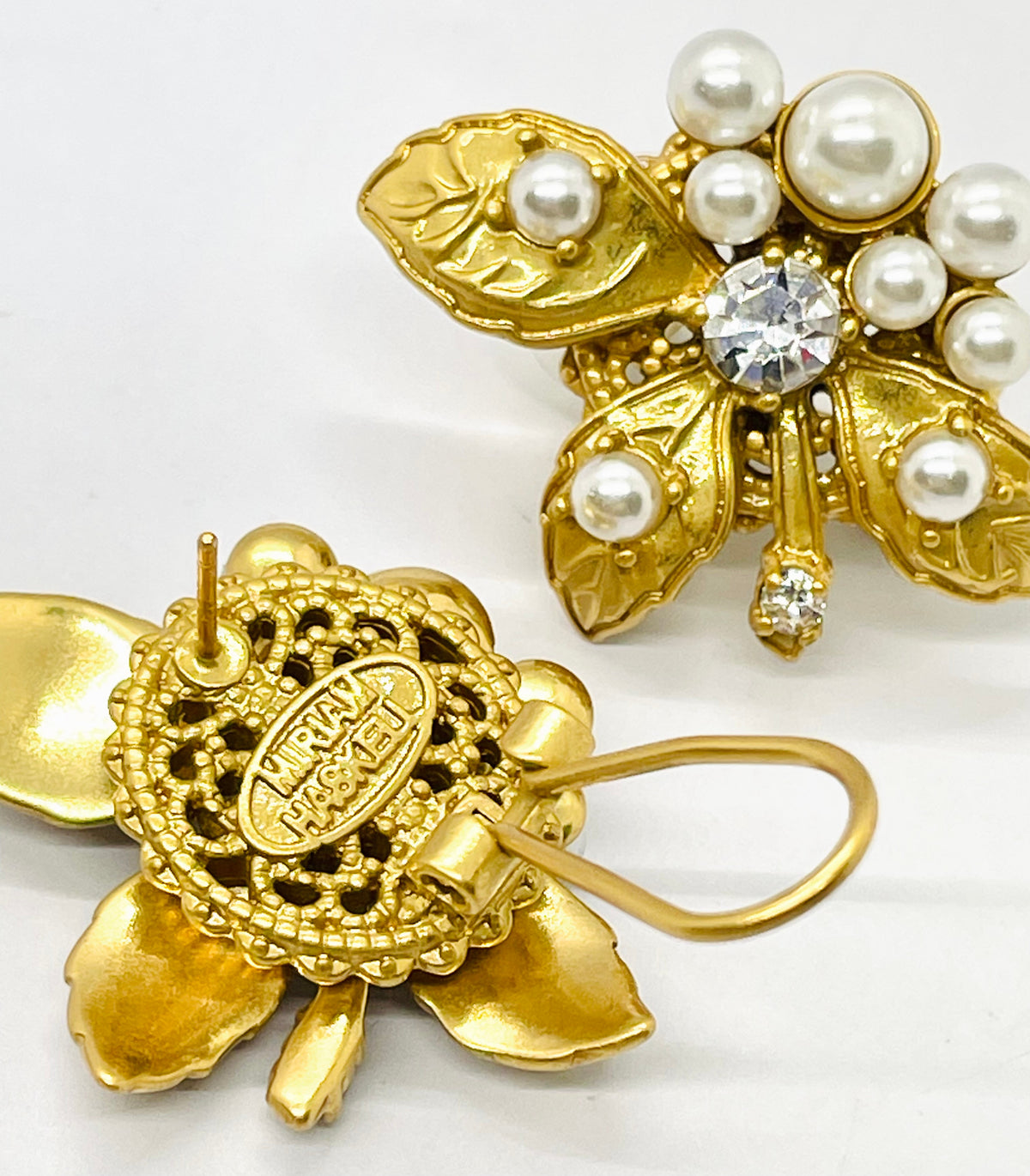 MIRIAM HASKELL Vintage Designer Earrings - Pre-Owned — 3