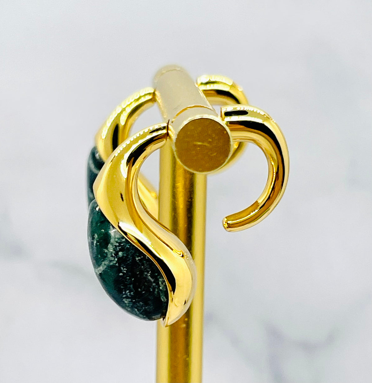 BOTTEGA VENETA Marbled Drop Earrings - Pre-Owned — 3