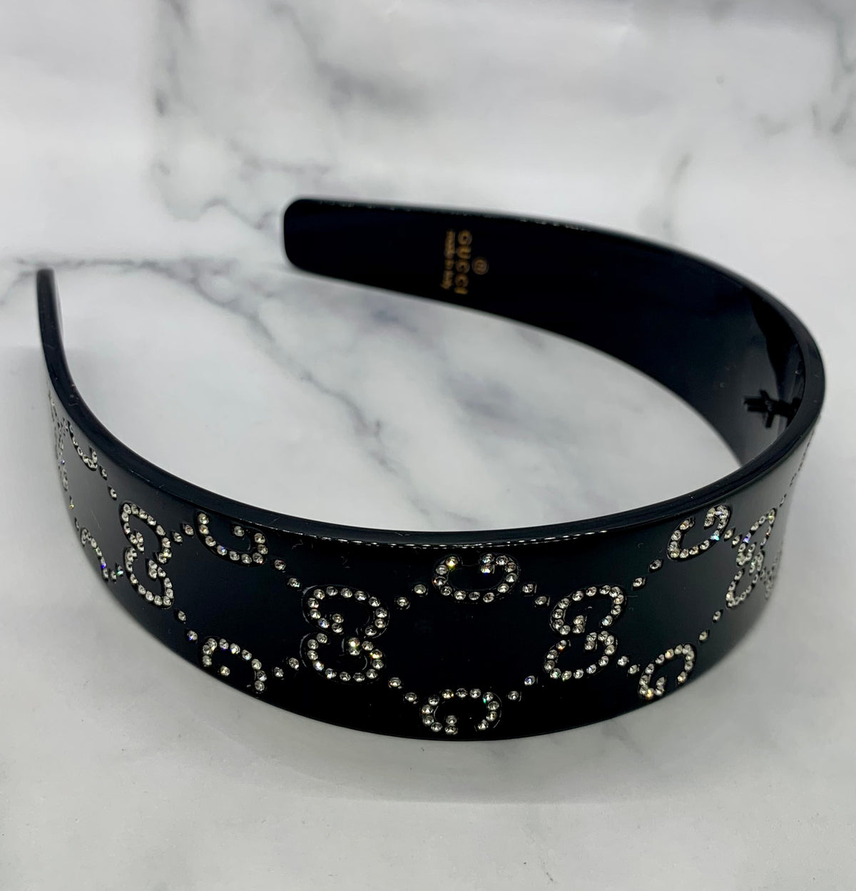 GUCCI GG Rhinestone Headband - Pre-Owned — 1