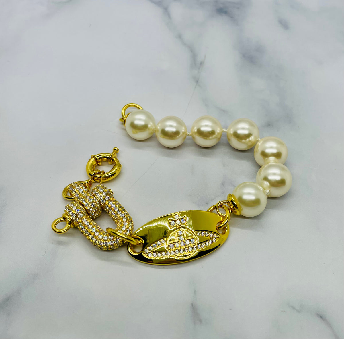 VIVIENNE WESTWOOD Faux Pearl Bracelet - Pre-Owned — 2