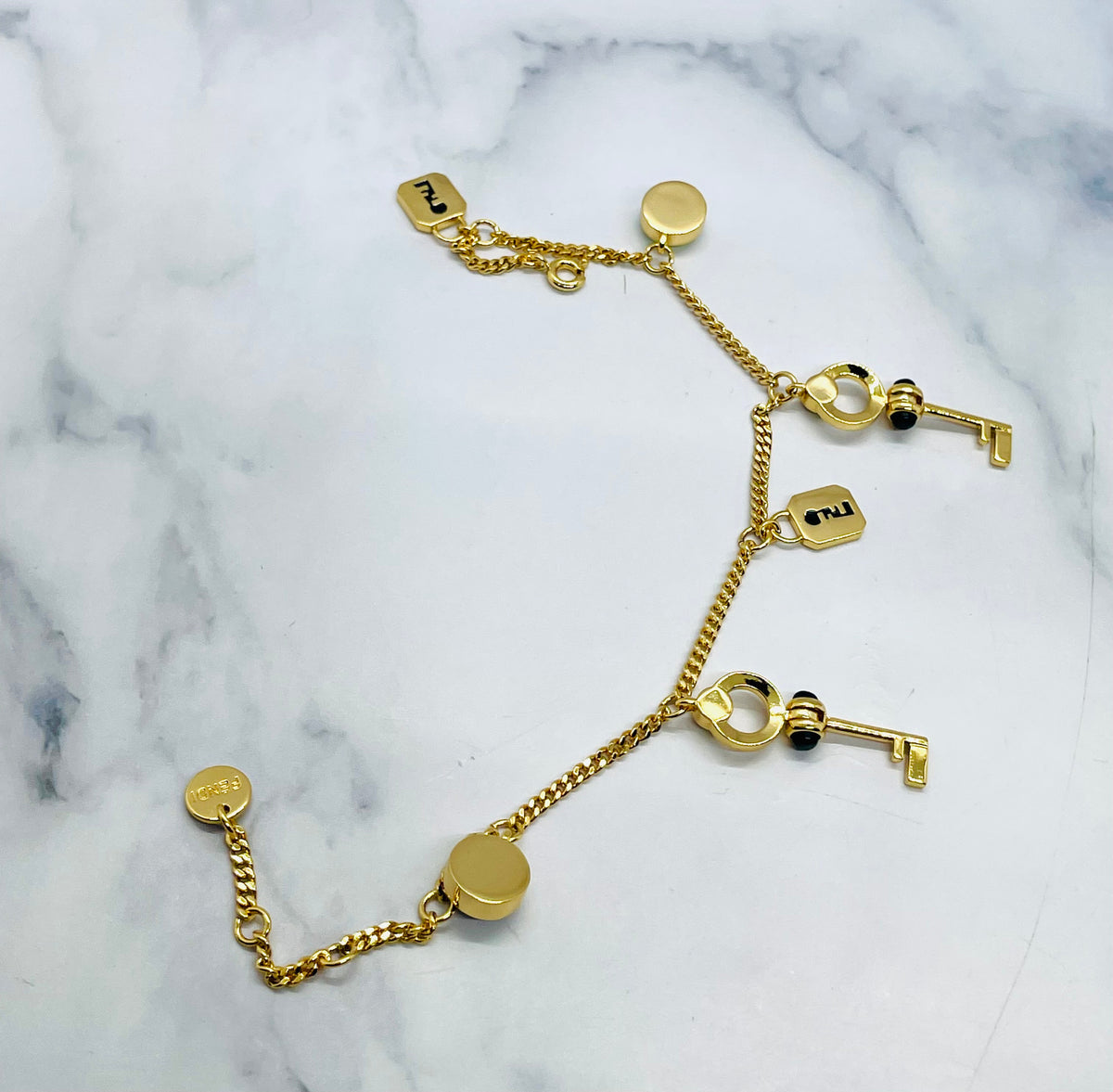 FENDI FF Key Charm Bracelet - Pre-Owned — 4