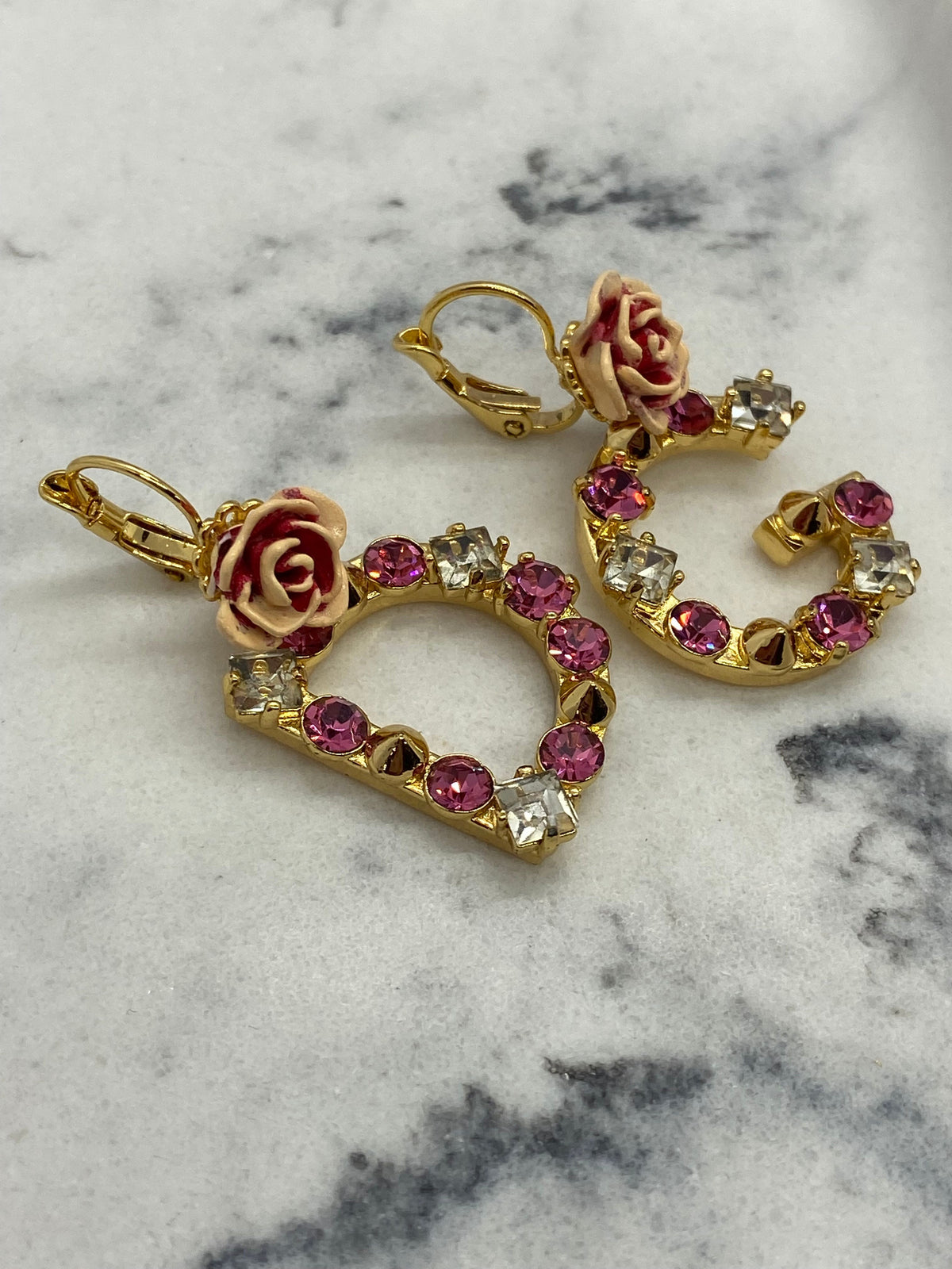 DOLCE & GABBANA D&G Rhinestone Earrings - DAMAGED — 5